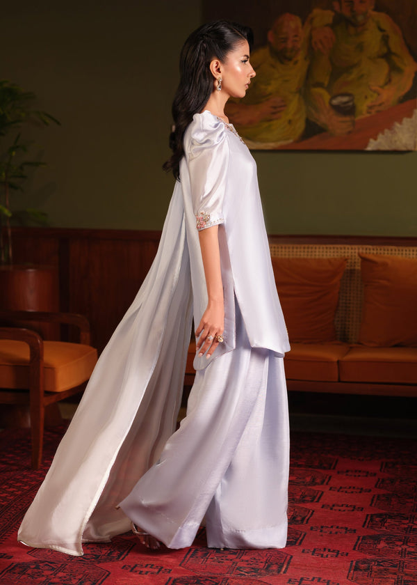 Mahum Asad | Private Hour | Blue Infusion - by Libayah - Registered Vendor of : Mahum Asad - 100% Original Designer Dress
