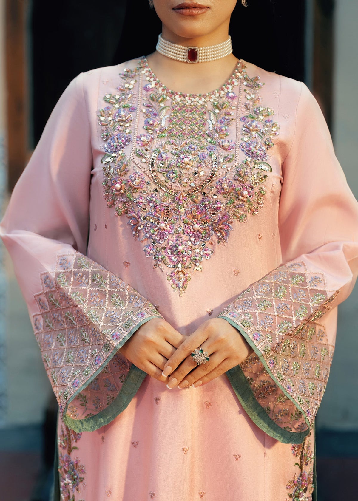 Jamnii | Noor e Nazakat | Noor-e-Khusboo by Jamnii - Designer Dress - Type: Ladies Clothes - Available at Libayah - 100% Original