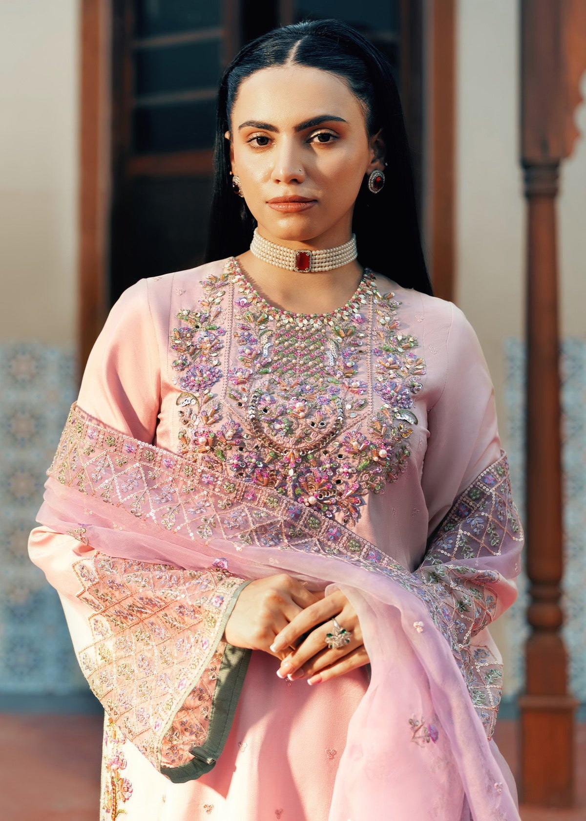 Jamnii | Noor e Nazakat | Noor-e-Khusboo by Jamnii - Designer Dress - Type: Ladies Clothes - Available at Libayah - 100% Original