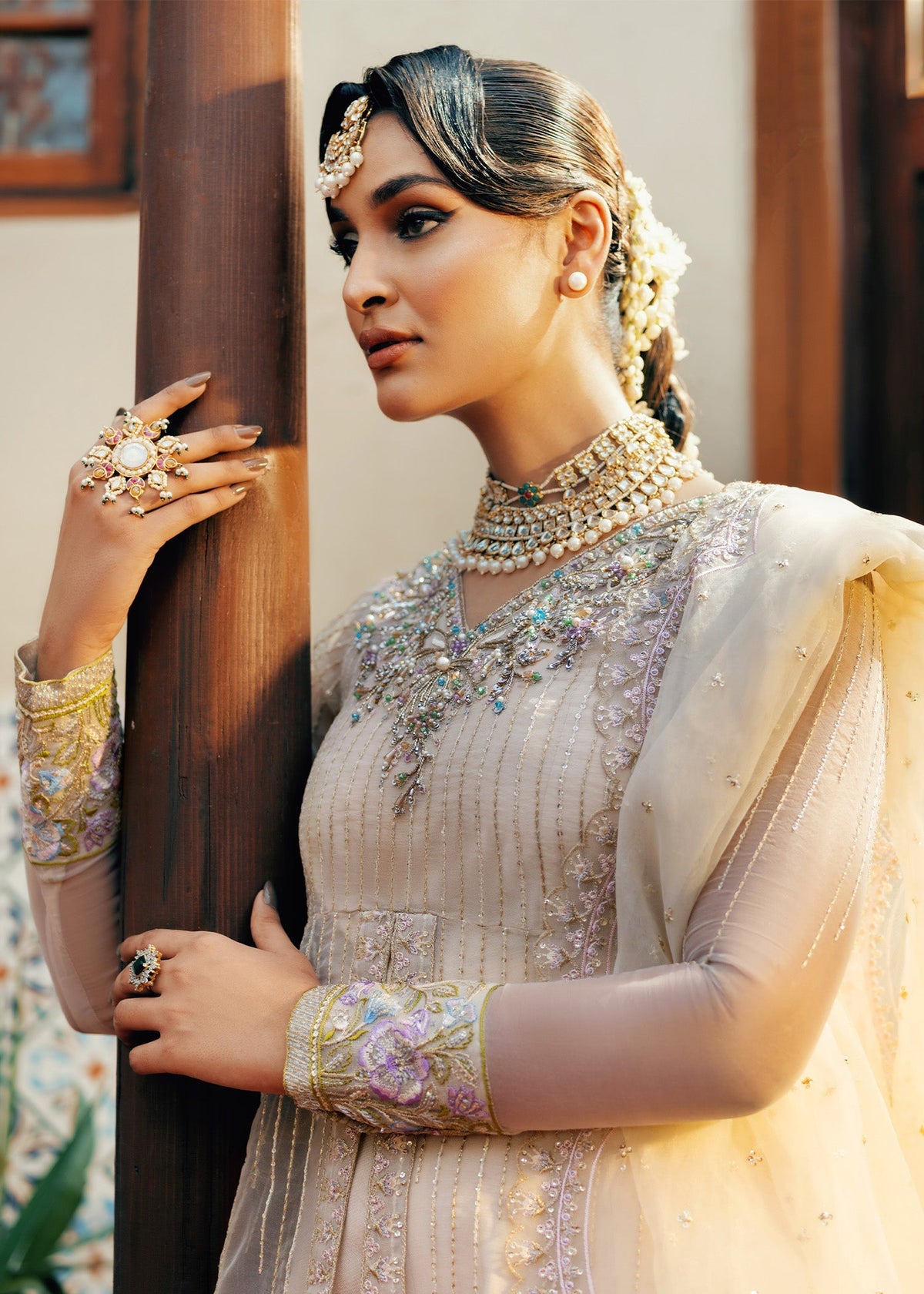 Jamnii | Noor e Nazakat | Noor-e-Subha by Jamnii - Designer Dress - Type: Ladies Clothes - Available at Libayah - 100% Original