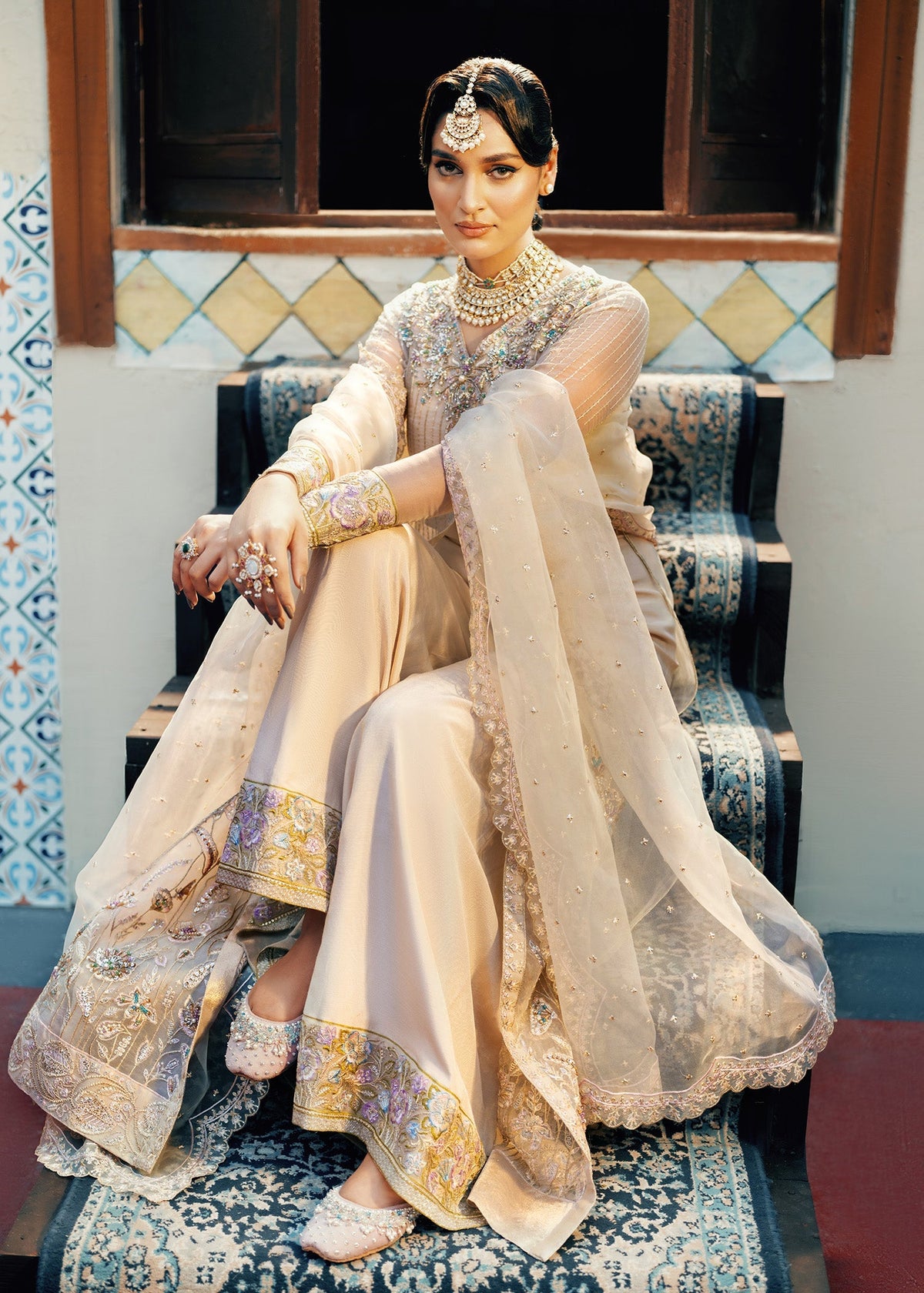 Jamnii | Noor e Nazakat | Noor-e-Subha by Jamnii - Designer Dress - Type: Ladies Clothes - Available at Libayah - 100% Original