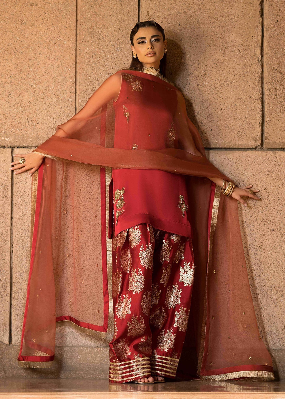 Mahum Asad | Dream a Little Dream of Me | Mimosa by Mahum Asad - Designer Dress - Type: Ladies Clothes - Available at Libayah - 100% Original