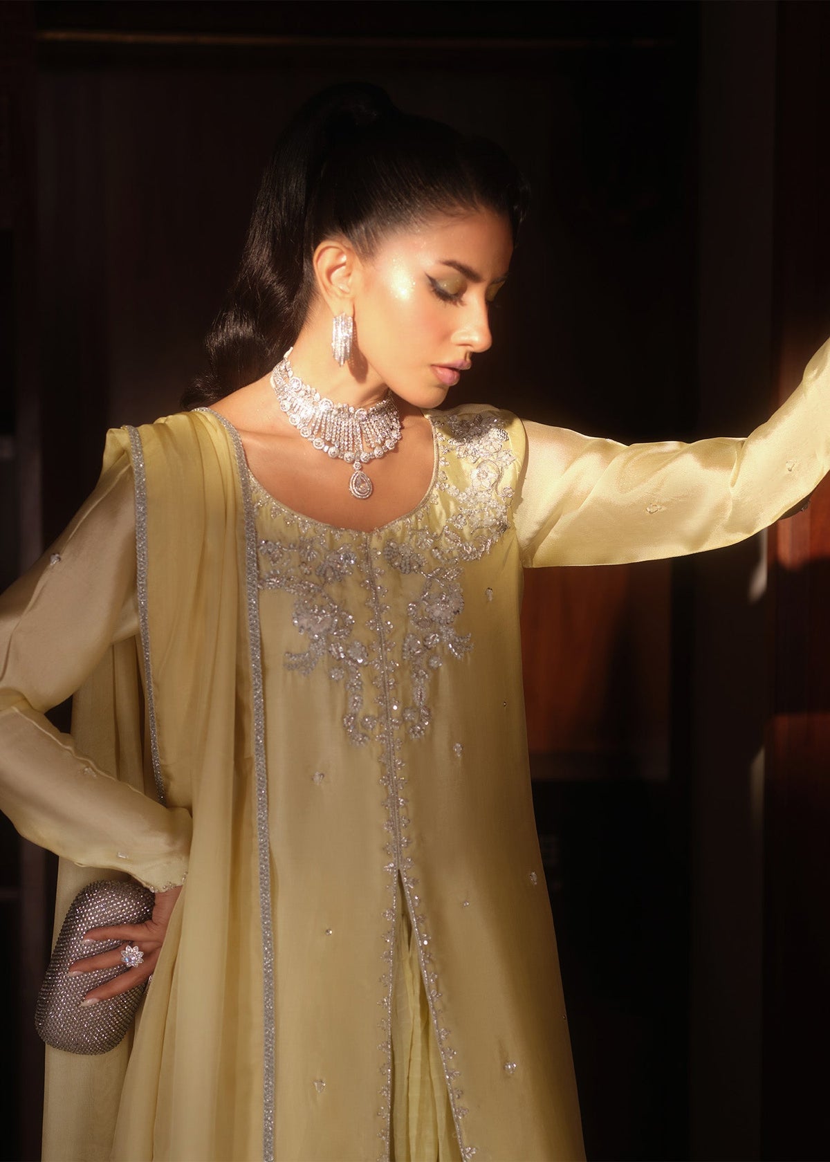 Mahum Asad | Private Hour | Vanilla Essence - by Libayah - Registered Vendor of : Mahum Asad - 100% Original Designer Dress