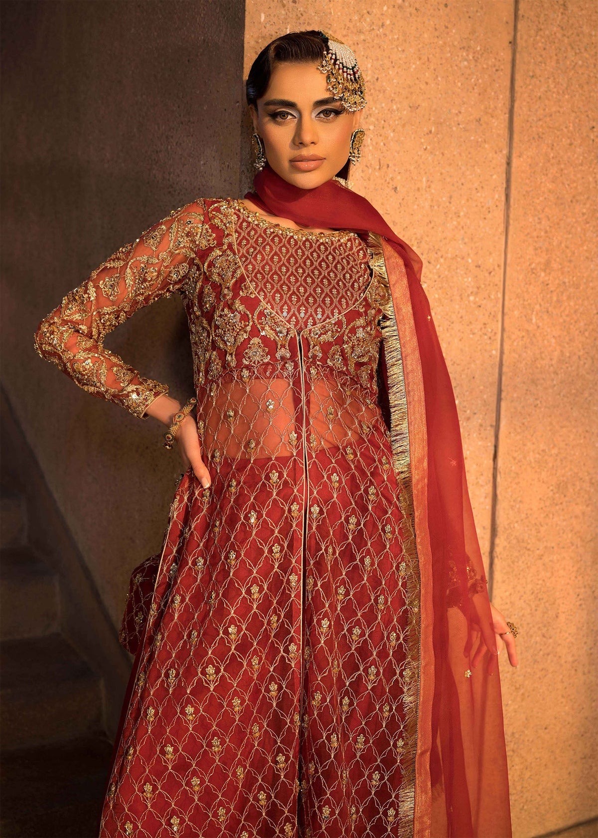 Mahum Asad | Dream a Little Dream of Me | Cherry by Mahum Asad - Designer Dress - Type: Ladies Clothes - Available at Libayah - 100% Original