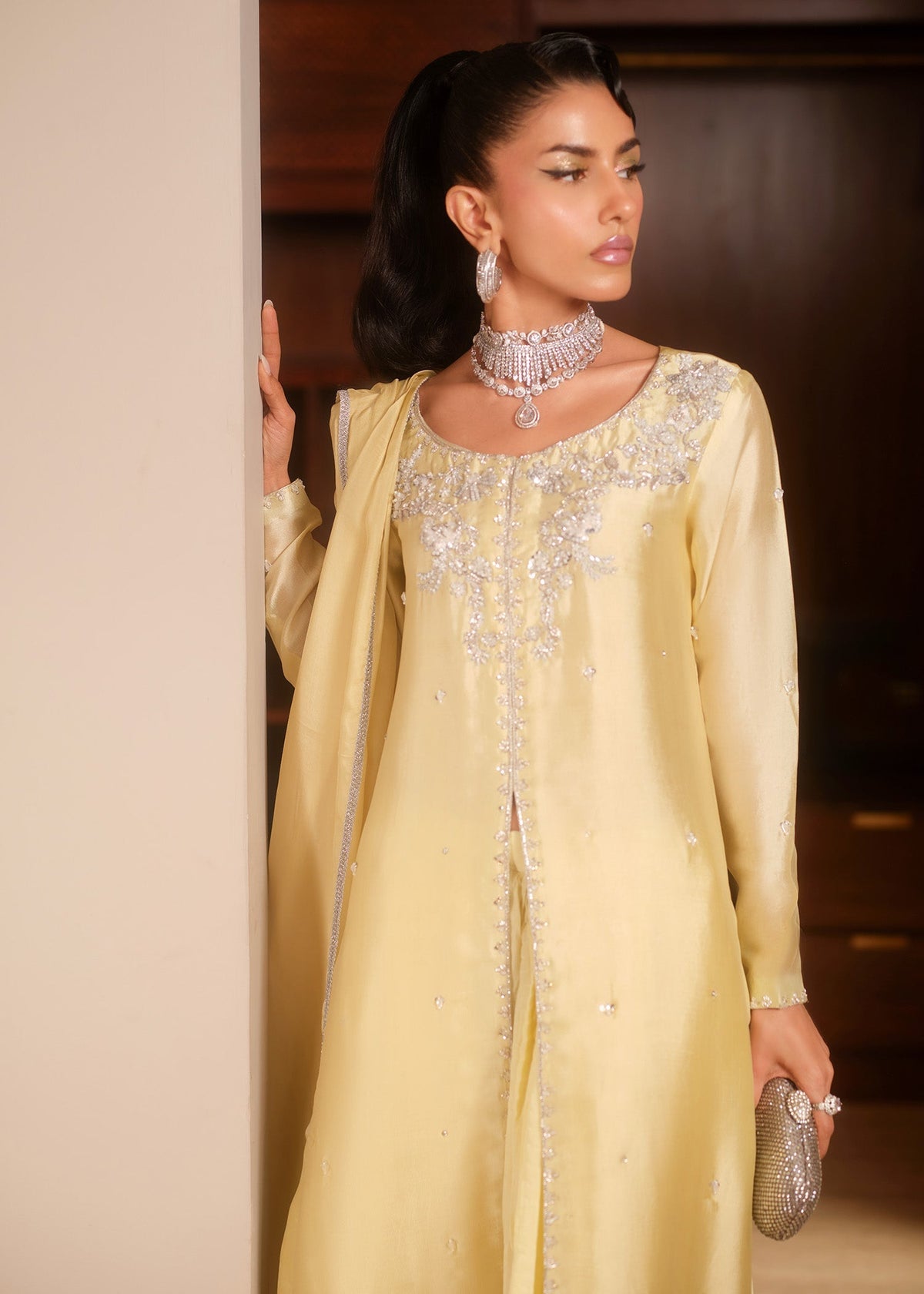 Mahum Asad | Private Hour | Vanilla Essence - by Libayah - Registered Vendor of : Mahum Asad - 100% Original Designer Dress