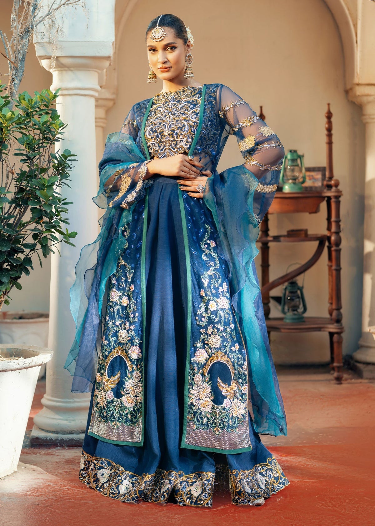 Jamnii | Noor e Nazakat | Shehzadi by Jamnii - Designer Dress - Type: Ladies Clothes - Available at Libayah - 100% Original