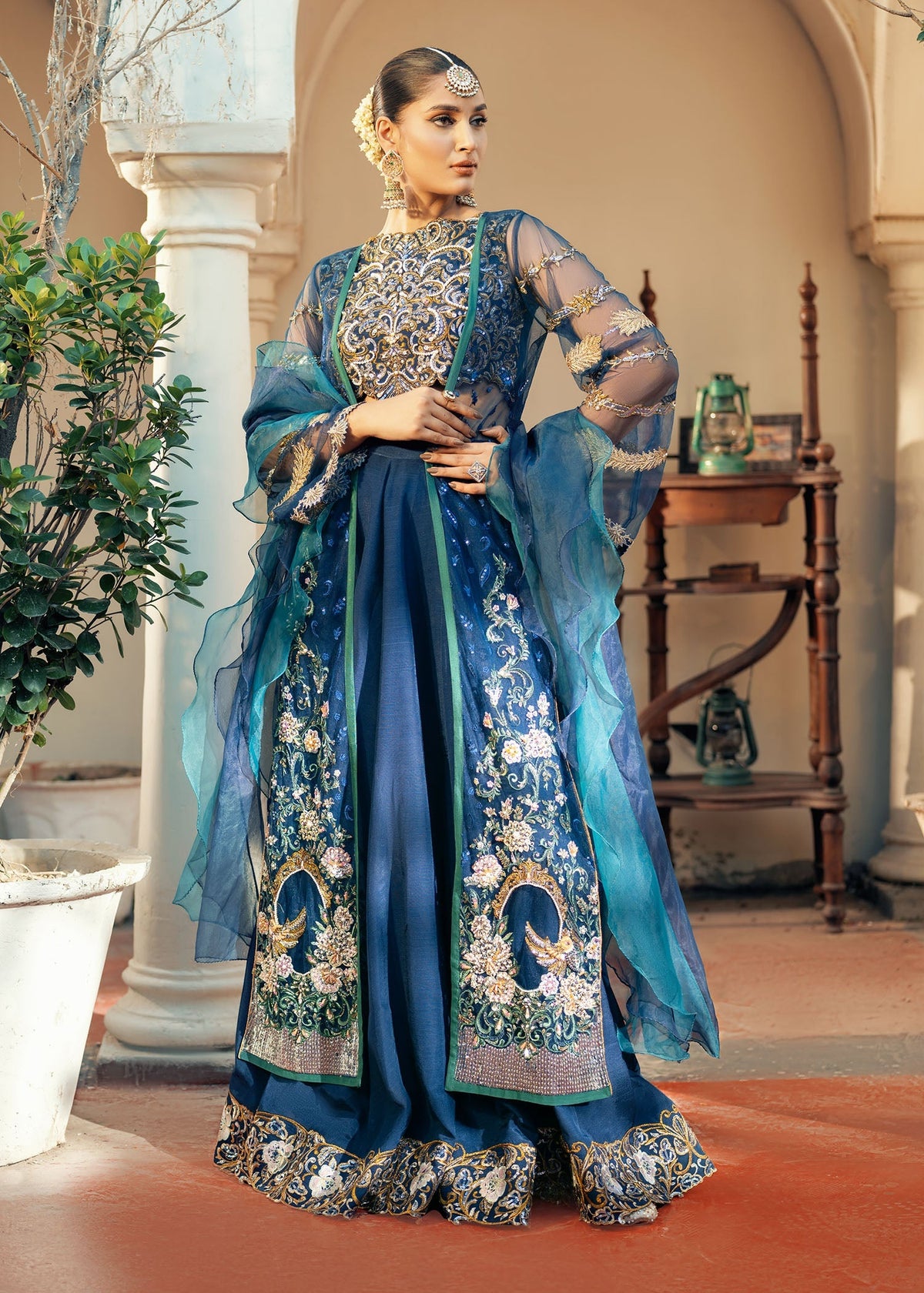 Jamnii | Noor e Nazakat | Shehzadi by Jamnii - Designer Dress - Type: Ladies Clothes - Available at Libayah - 100% Original