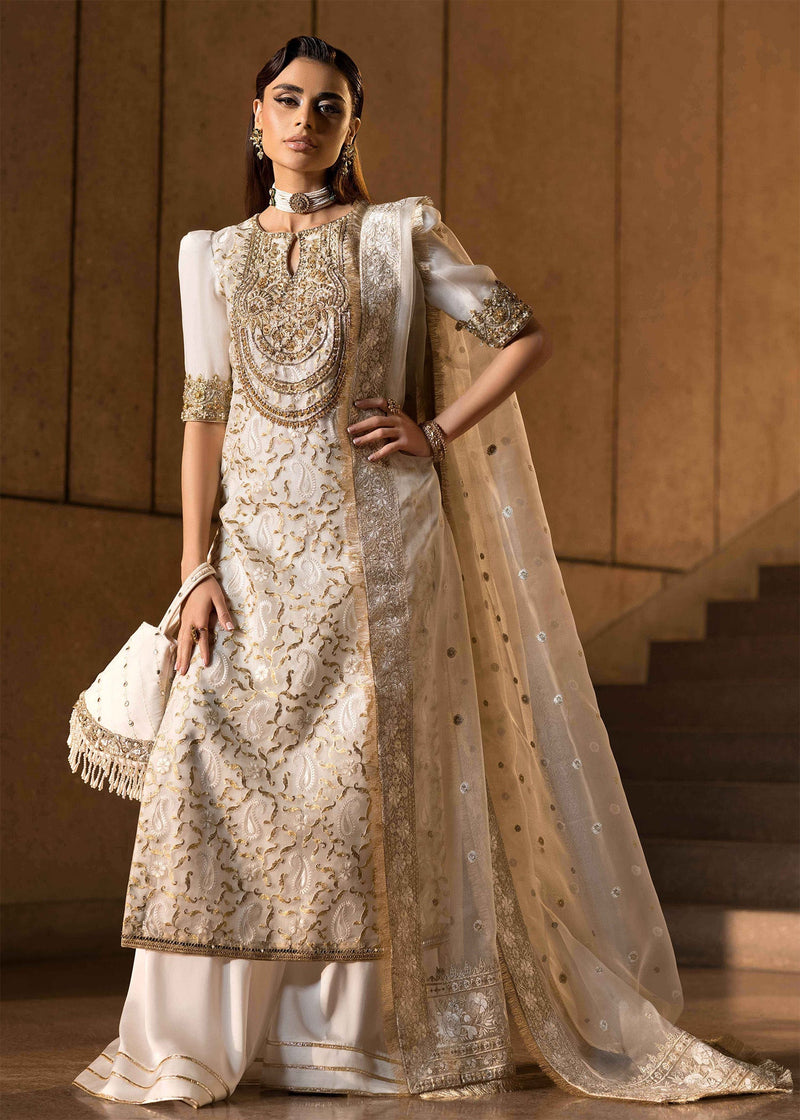 Mahum Asad | Dream a Little Dream of Me | Pearl by Mahum Asad - Designer Dress - Type: Ladies Clothes - Available at Libayah - 100% Original