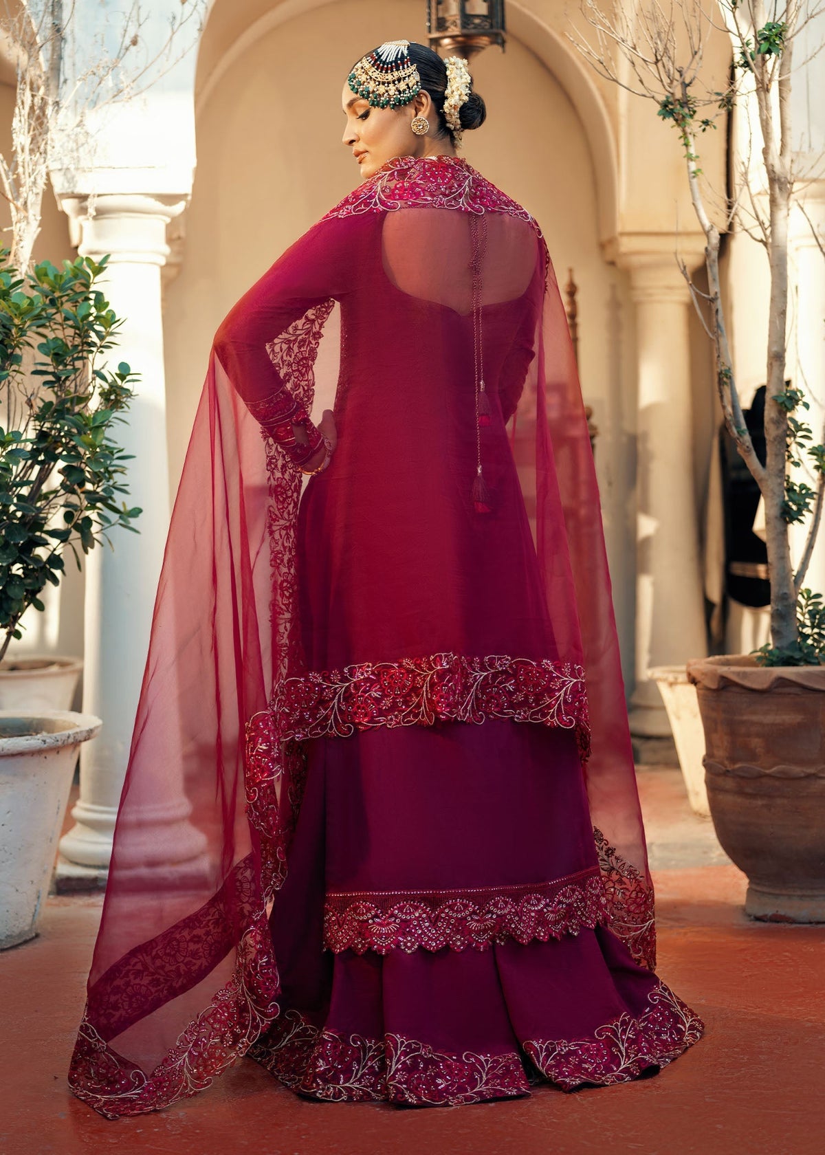 Jamnii | Noor e Nazakat | Ishaq-e- laal by Jamnii - Designer Dress - Type: Ladies Clothes - Available at Libayah - 100% Original