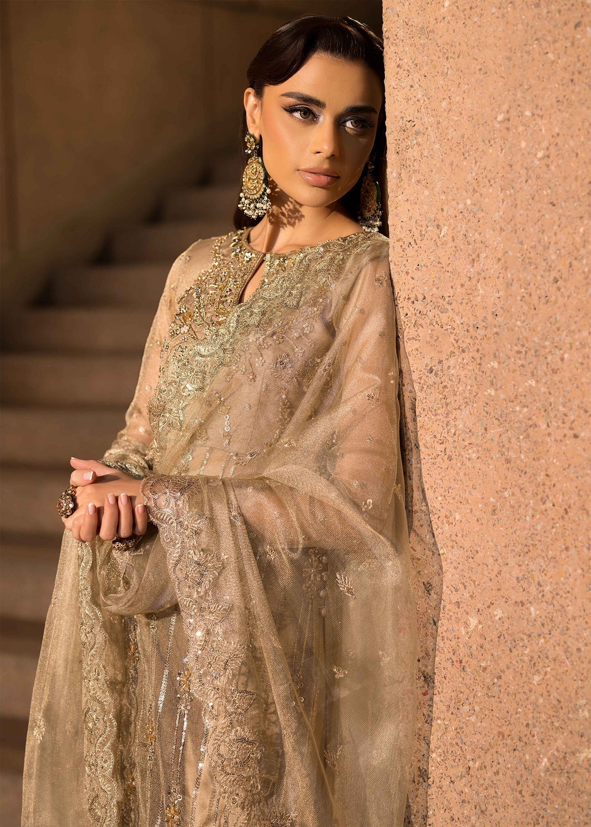 Mahum Asad | Dream a Little Dream of Me | Shimmer by Mahum Asad - Designer Dress - Type: Ladies Clothes - Available at Libayah - 100% Original