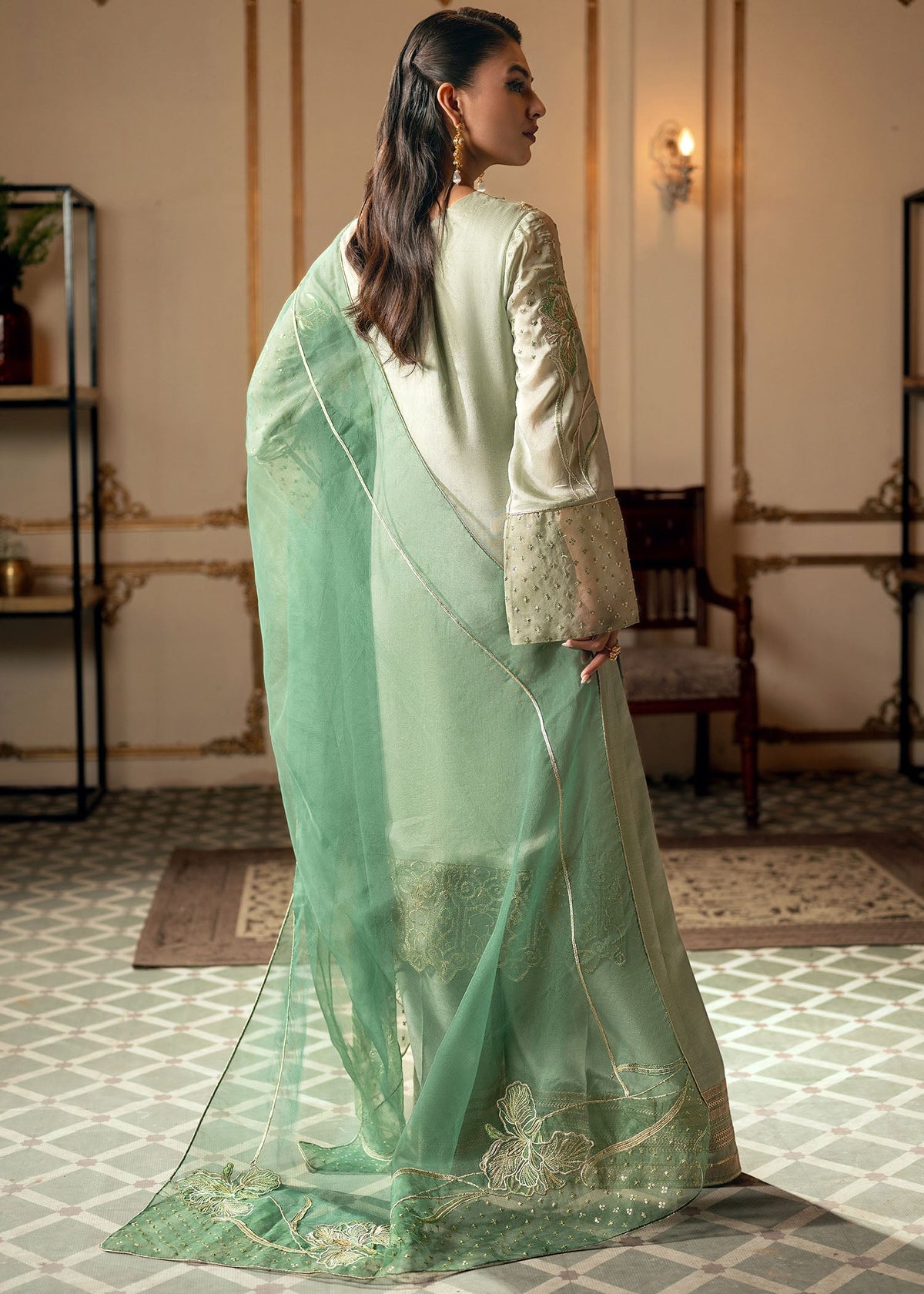 Jamnii | Delux Dream | Emerald Glow by Jamnii - Designer Dress - Type: Ladies Clothes - Available at Libayah - 100% Original