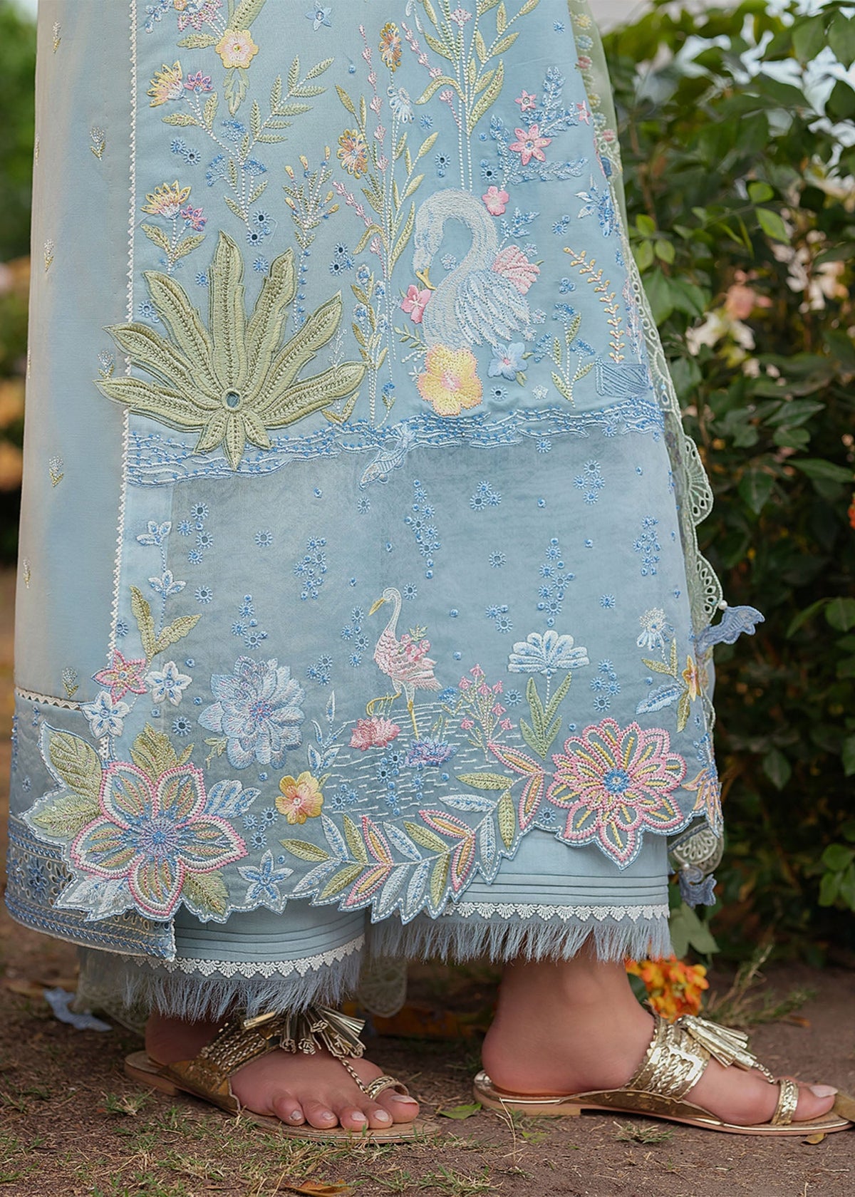 Zarizaa | Echelon Lawn | AZURE by Zarizaa - Designer Dress  - Type : Ladies Clothes - Available at Libayah - 100% Original 