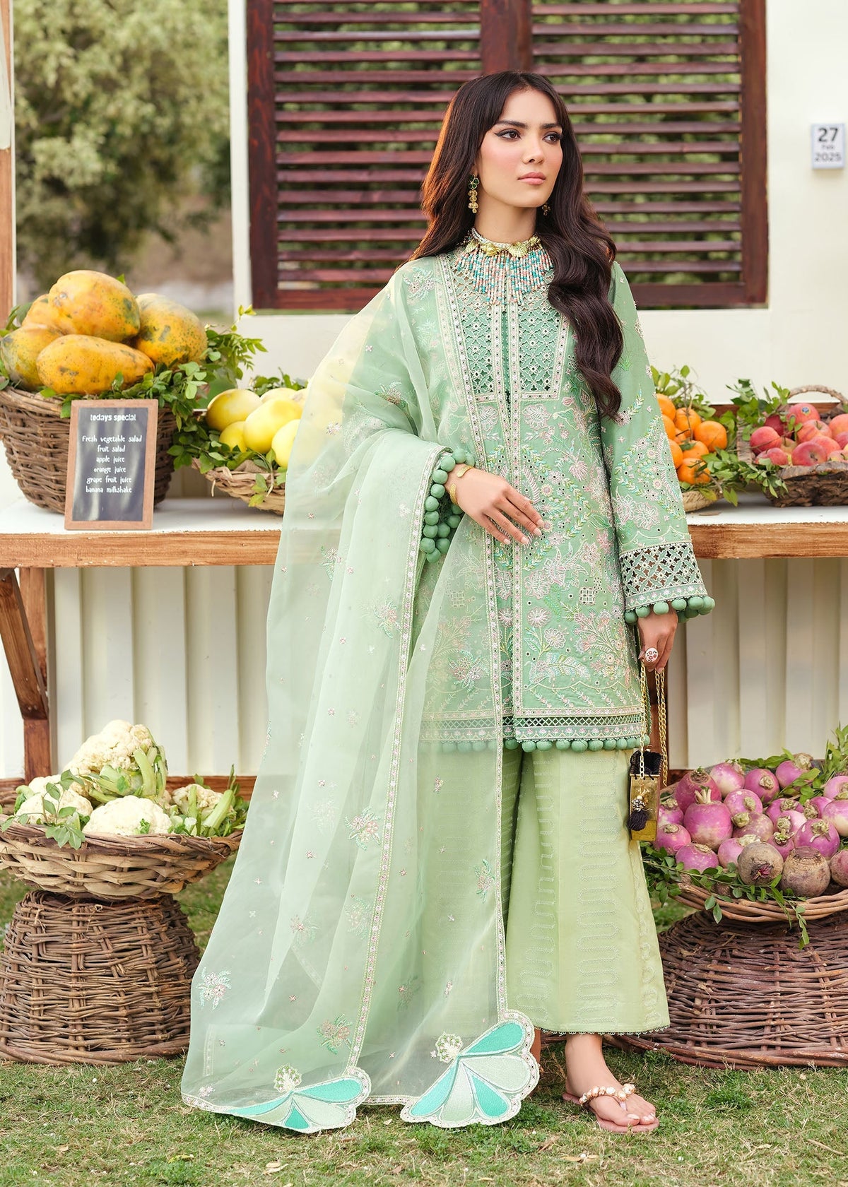 Zarizaa | Echelon Lawn | PATINA by Zarizaa - Designer Dress  - Type : Ladies Clothes - Available at Libayah - 100% Original 