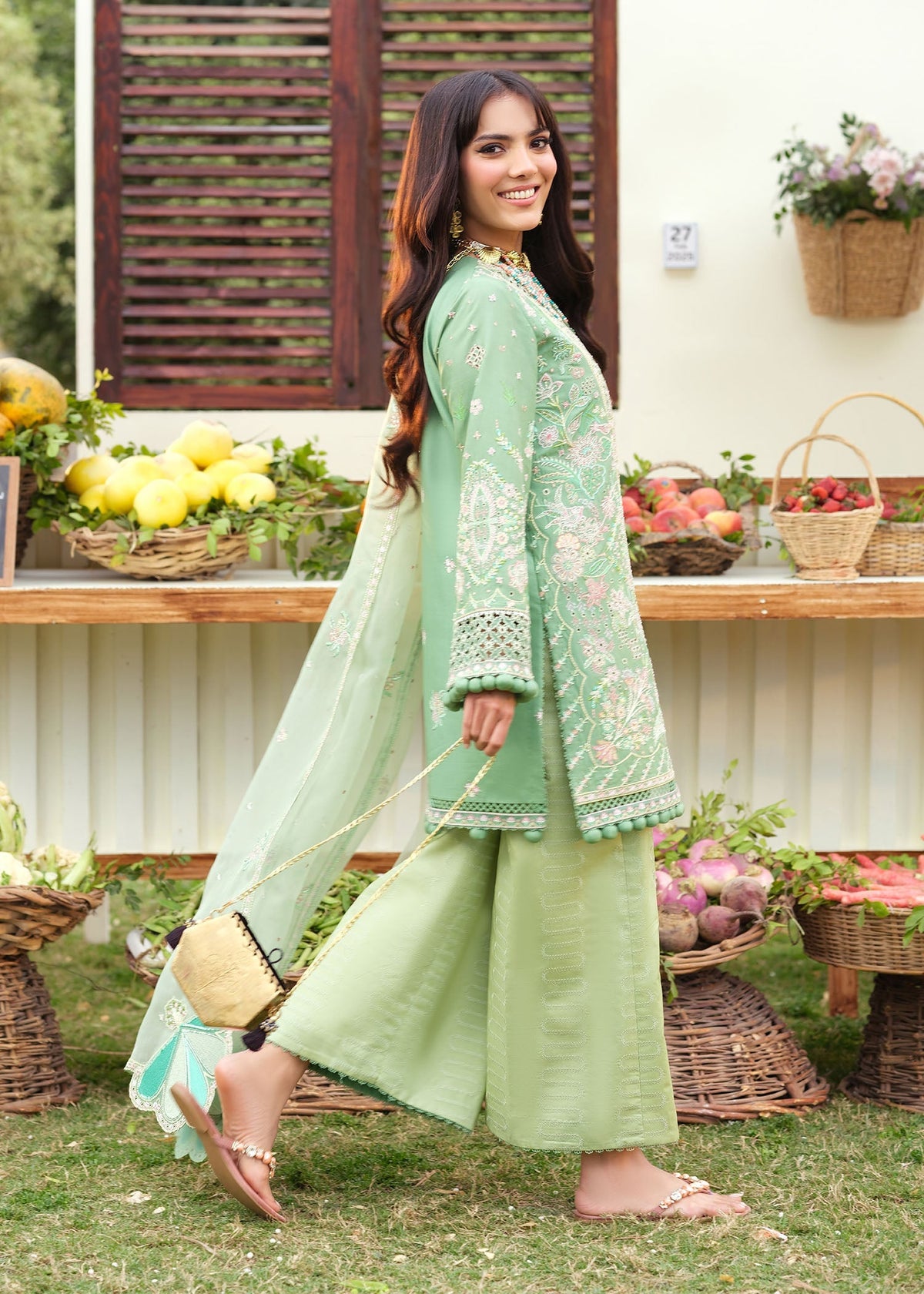 Zarizaa | Echelon Lawn | PATINA by Zarizaa - Designer Dress  - Type : Ladies Clothes - Available at Libayah - 100% Original 