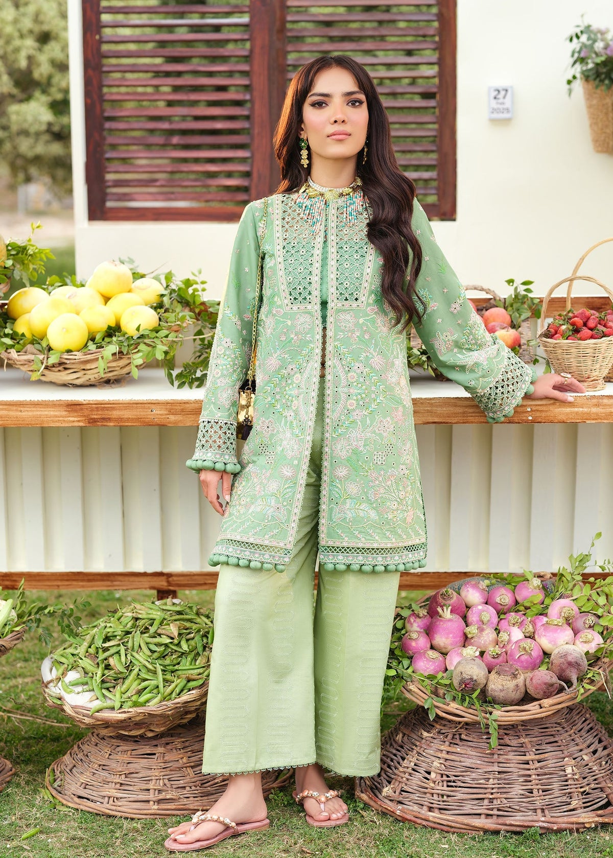 Zarizaa | Echelon Lawn | PATINA by Zarizaa - Designer Dress  - Type : Ladies Clothes - Available at Libayah - 100% Original 