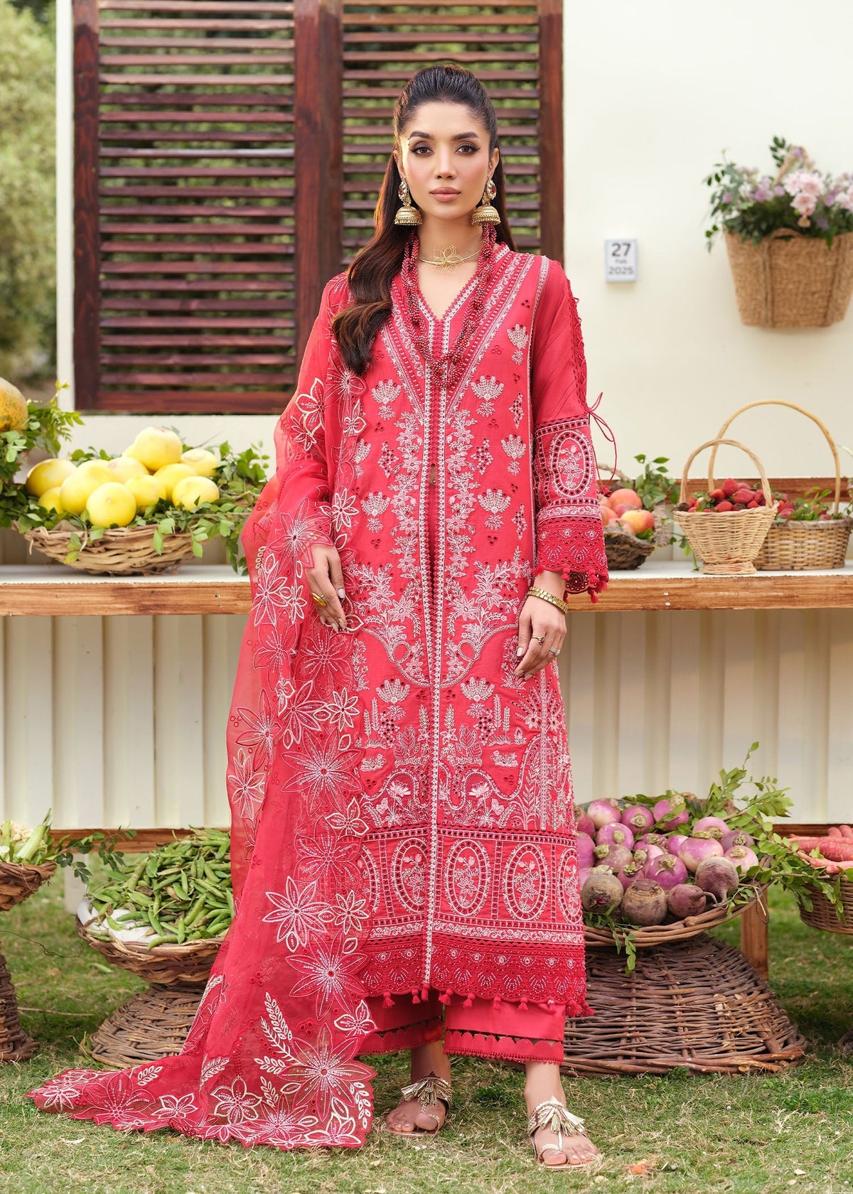 Zarizaa | Echelon Lawn | ROSEMIRA by Zarizaa - Designer Dress  - Type : Ladies Clothes - Available at Libayah - 100% Original 