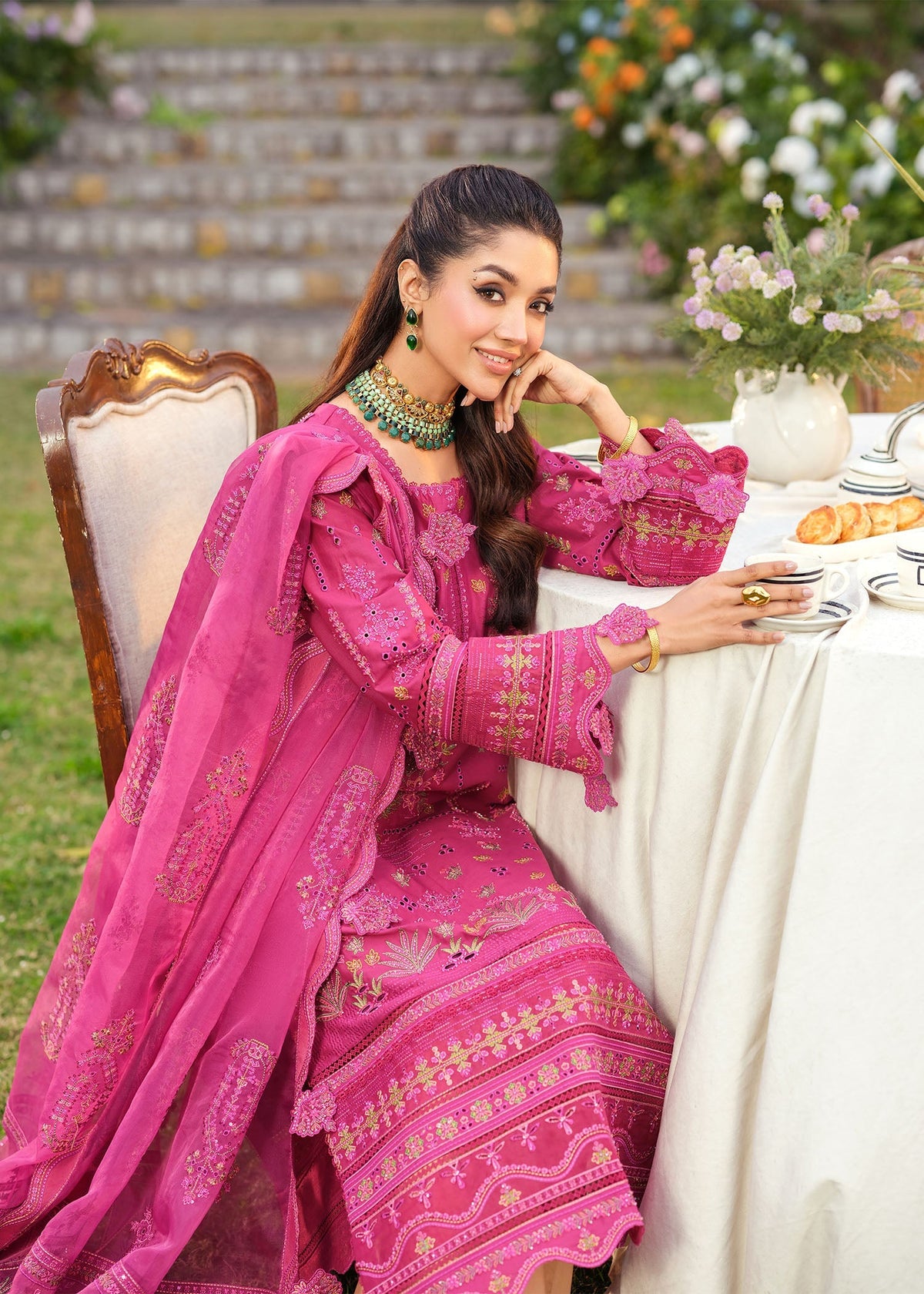 Zarizaa | Echelon Lawn | DAMASK by Zarizaa - Designer Dress  - Type : Ladies Clothes - Available at Libayah - 100% Original 