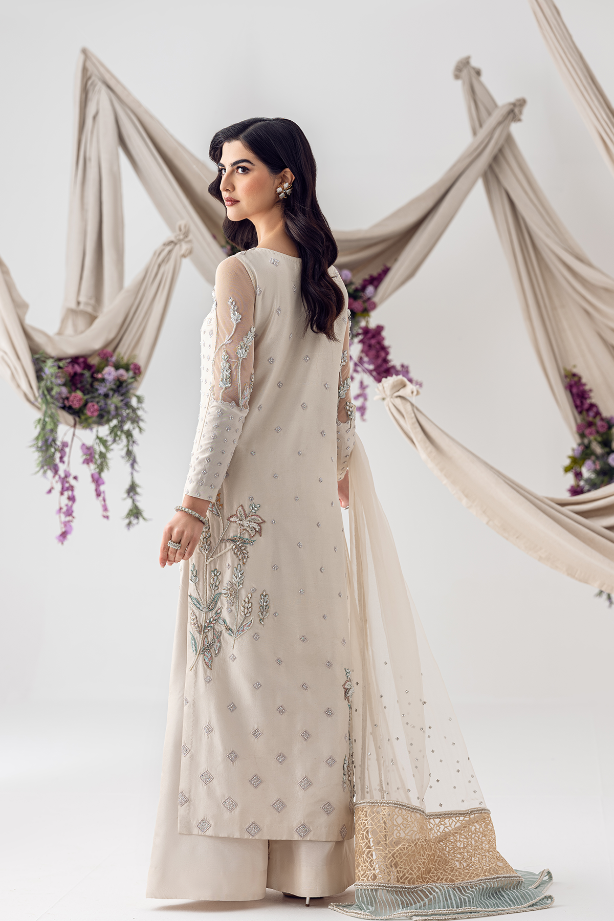 Ayesha and Usman | Balcony Luxury Pret | WATER LILY by Ayesha and Usman - Designer Dress - Type: Ladies Clothes - Available at Libayah - 100% Original