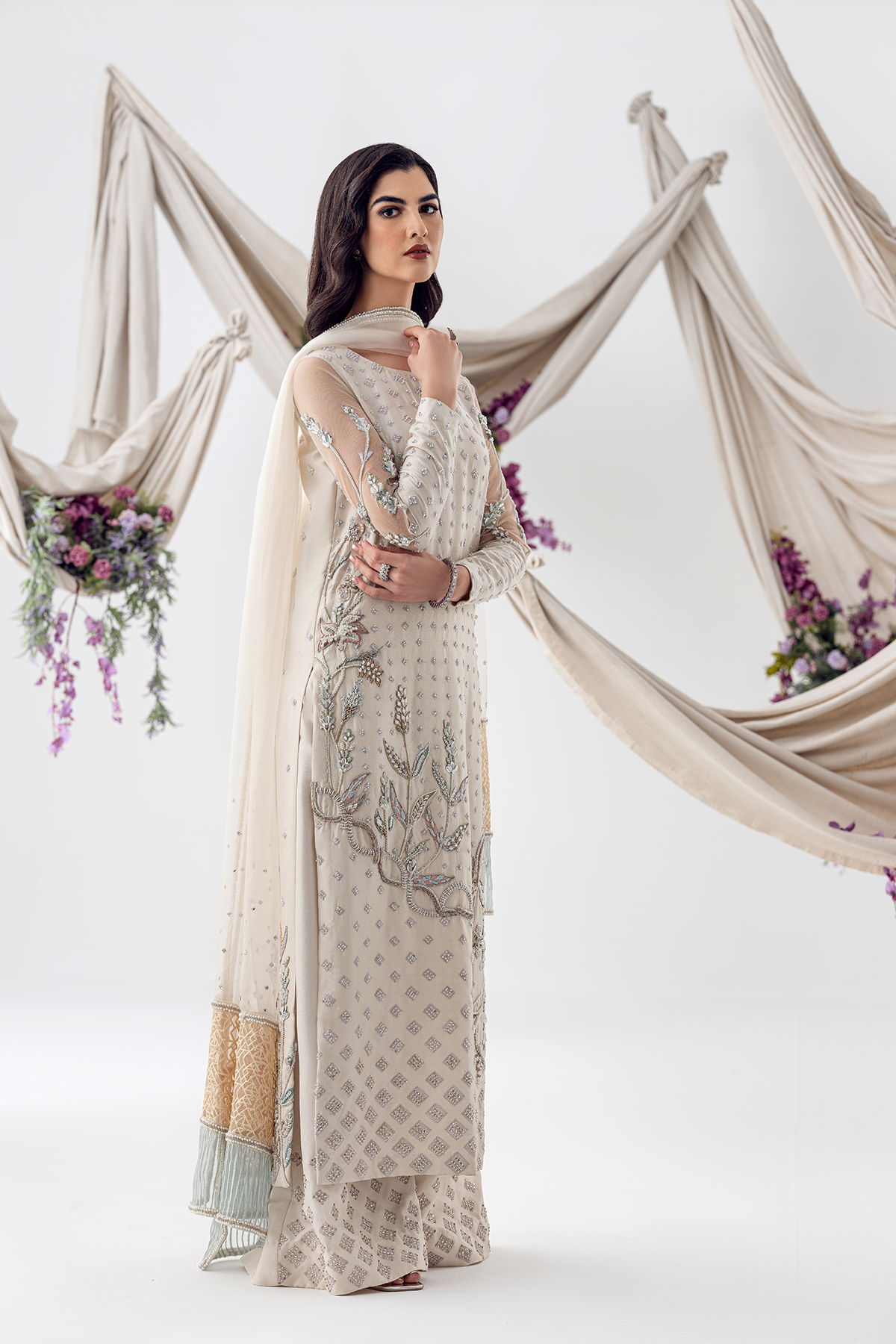 Ayesha and Usman | Balcony Luxury Pret | WATER LILY by Ayesha and Usman - Designer Dress - Type: Ladies Clothes - Available at Libayah - 100% Original