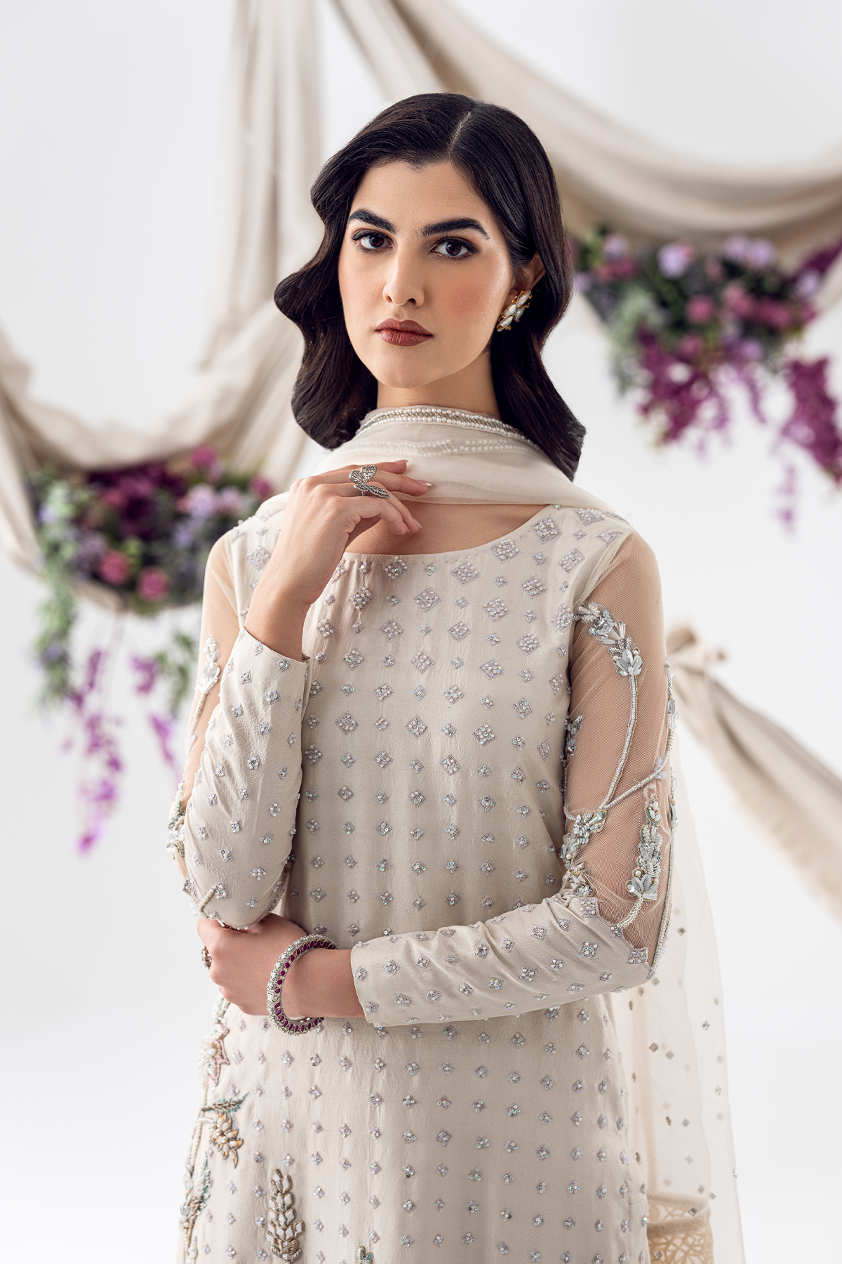 Ayesha and Usman | Balcony Luxury Pret | WATER LILY by Ayesha and Usman - Designer Dress - Type: Ladies Clothes - Available at Libayah - 100% Original