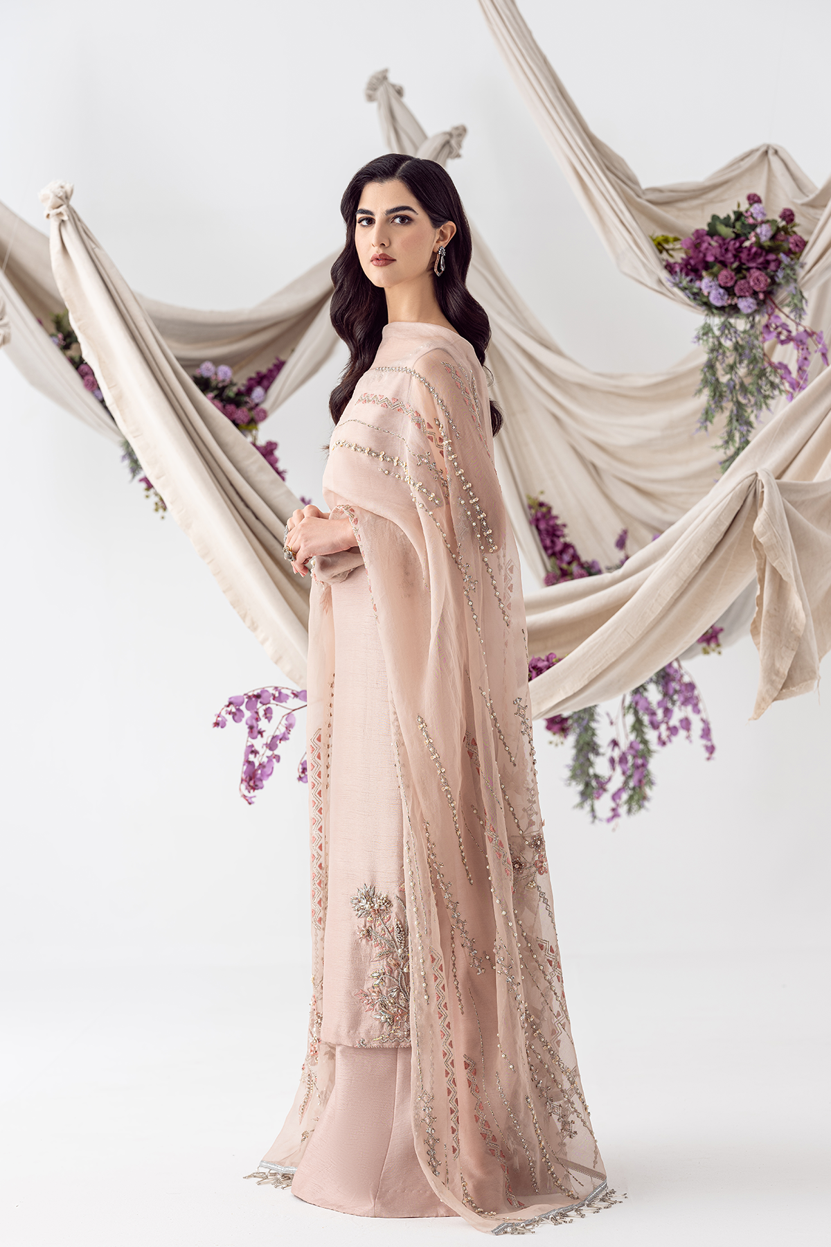 Ayesha and Usman | Balcony Luxury Pret | PETAL PINK by Ayesha and Usman - Designer Dress - Type: Ladies Clothes - Available at Libayah - 100% Original