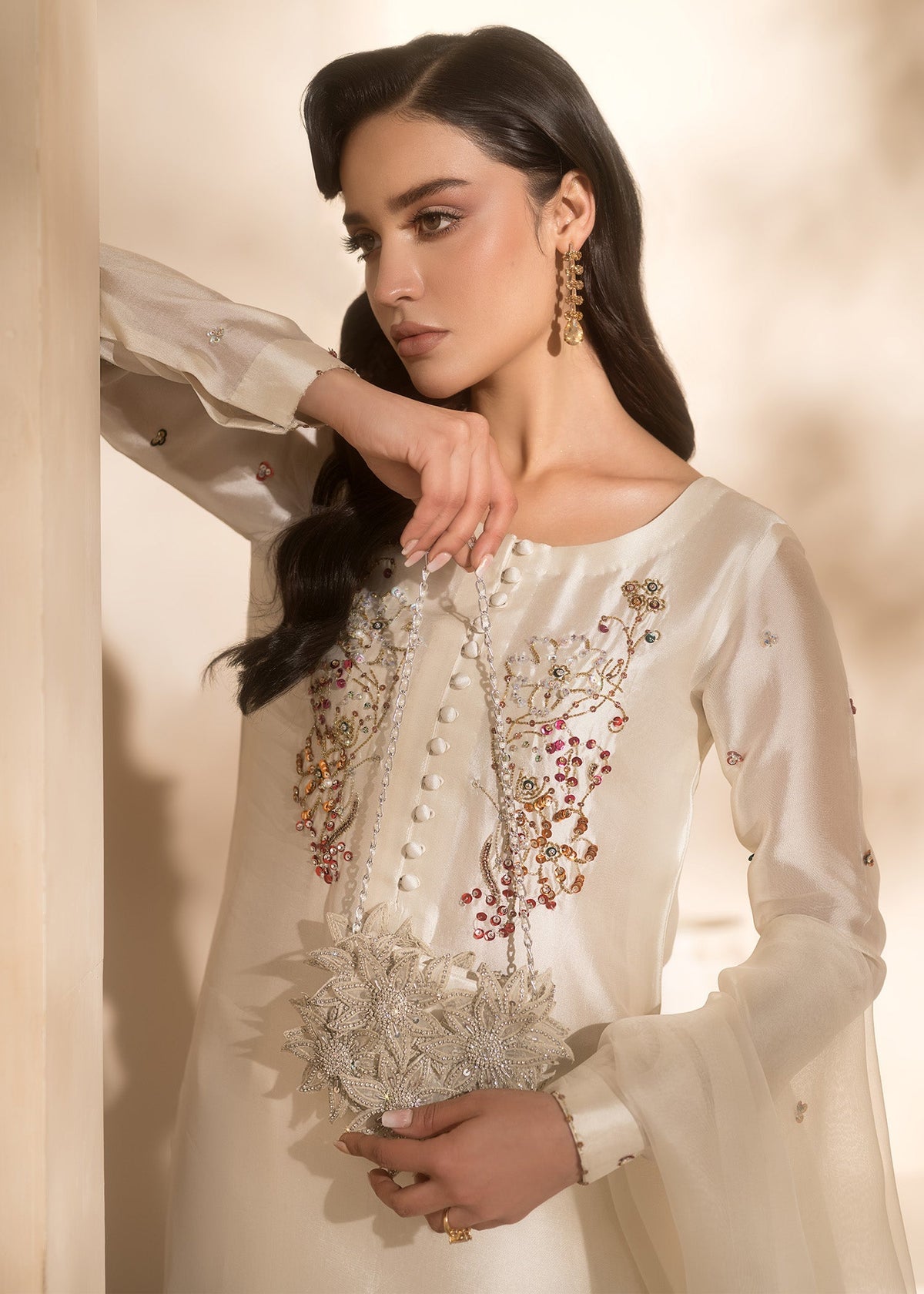 Mahum Asad | Breaking the Bar | Gloss by Mahum Asad - Designer Dress - Type: Ladies Clothes - Available at Libayah - 100% Original