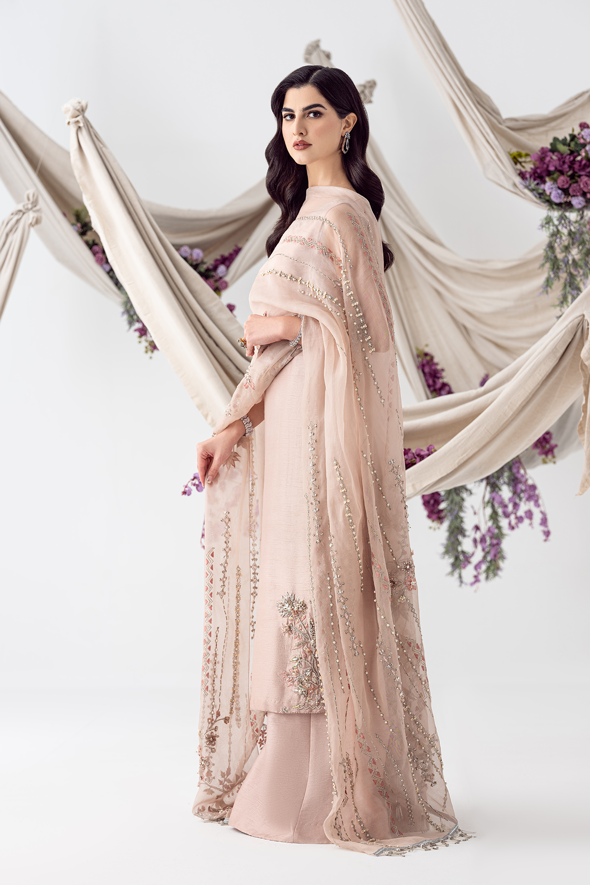 Ayesha and Usman | Balcony Luxury Pret | PETAL PINK by Ayesha and Usman - Designer Dress - Type: Ladies Clothes - Available at Libayah - 100% Original