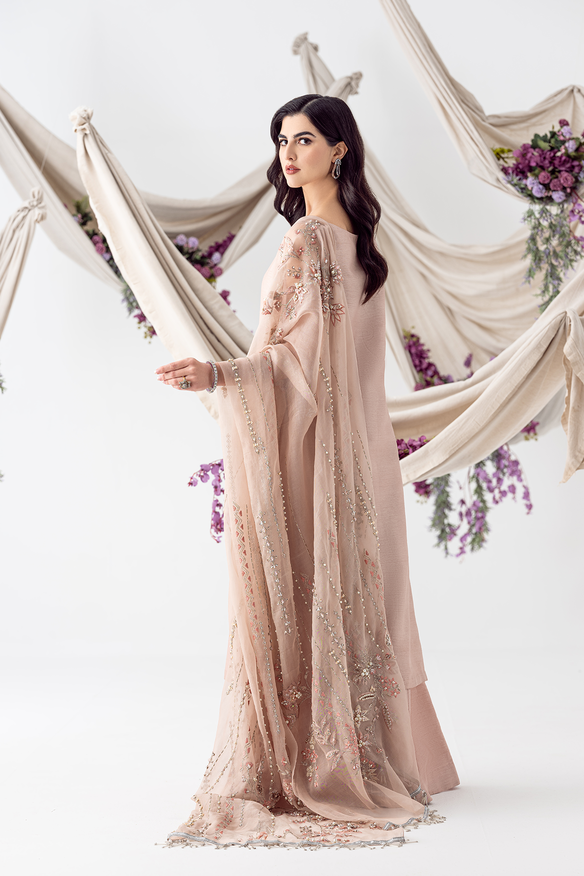 Ayesha and Usman | Balcony Luxury Pret | PETAL PINK by Ayesha and Usman - Designer Dress - Type: Ladies Clothes - Available at Libayah - 100% Original