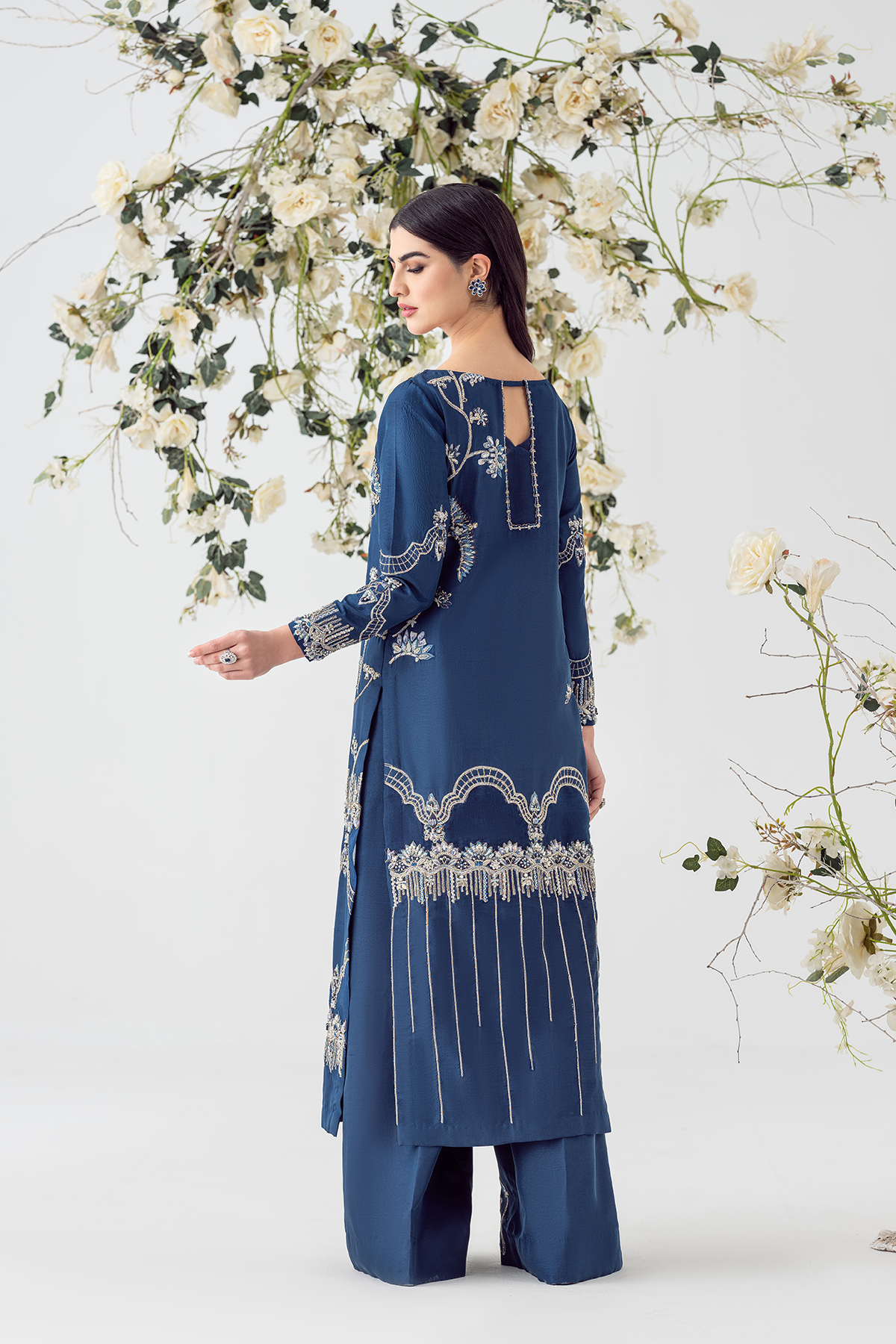 Ayesha and Usman | Balcony Luxury Pret | BLUE OPAL by Ayesha and Usman - Designer Dress - Type: Ladies Clothes - Available at Libayah - 100% Original