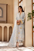 Maryam Hussain | Luxury Lawn 25 | Ocean by Maryam Hussain - Designer Dress - Type: Ladies Clothes - Available at Libayah - 100% Original