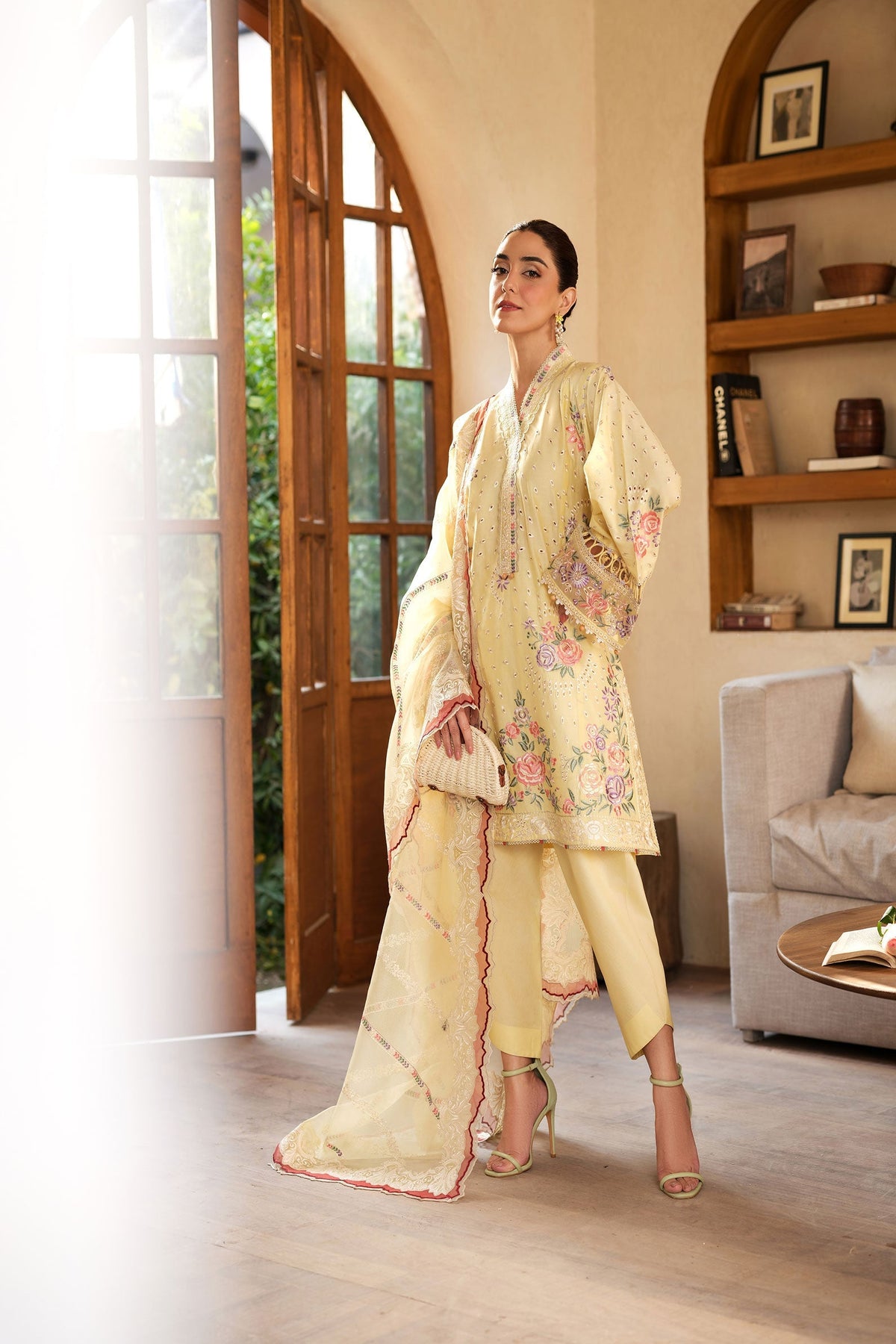 Maryam Hussain | Luxury Lawn 25 | Lemon Garden by Maryam Hussian - Designer Dress - Type: Ladies Clothes - Available at Libayah - 100% Original