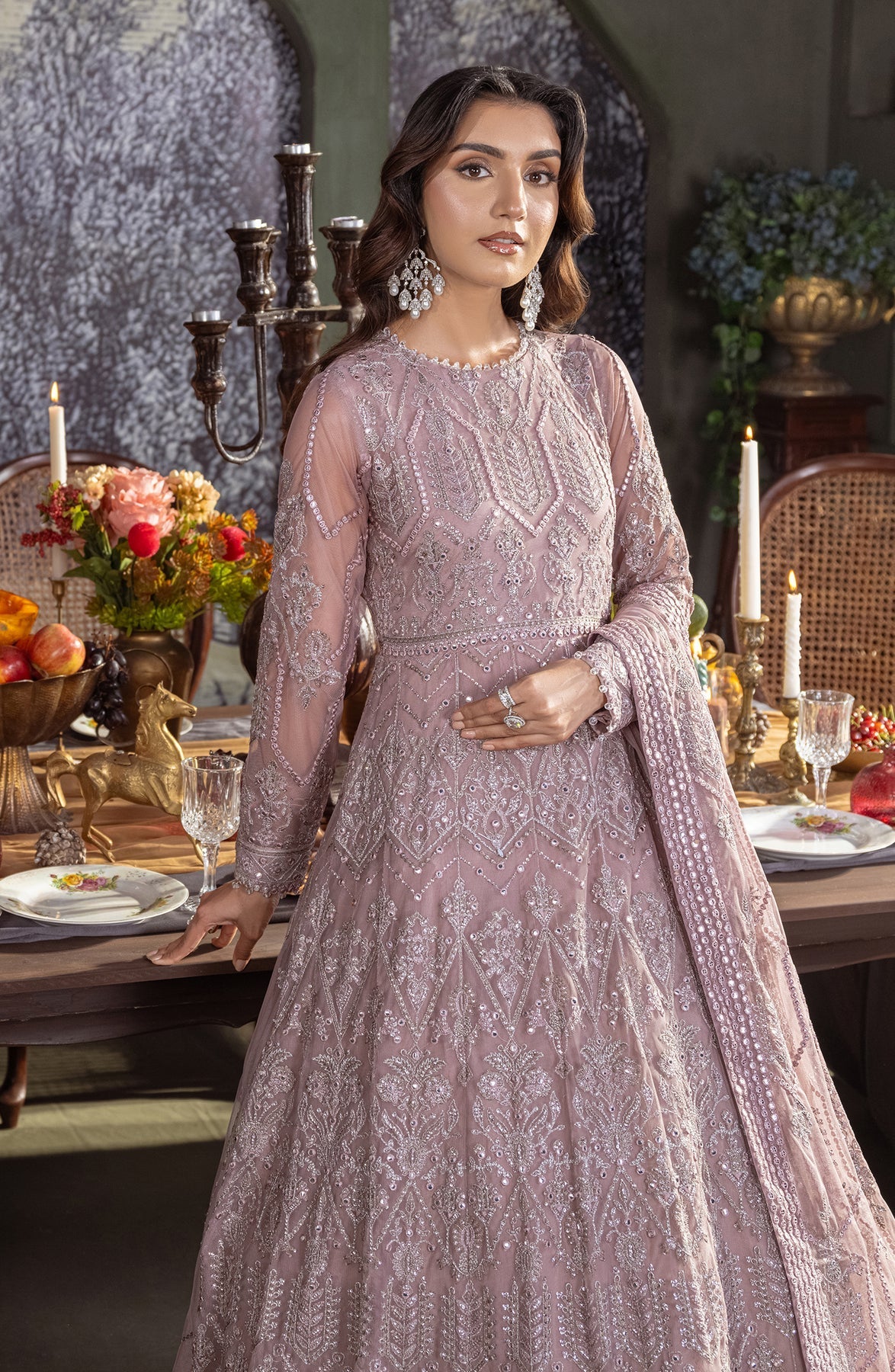 Zarif | Heritage Formals | ZHF 03 MERAKI by Zarif - Designer Dress - Type: Ladies Clothes - Available at Libayah - 100% Original
