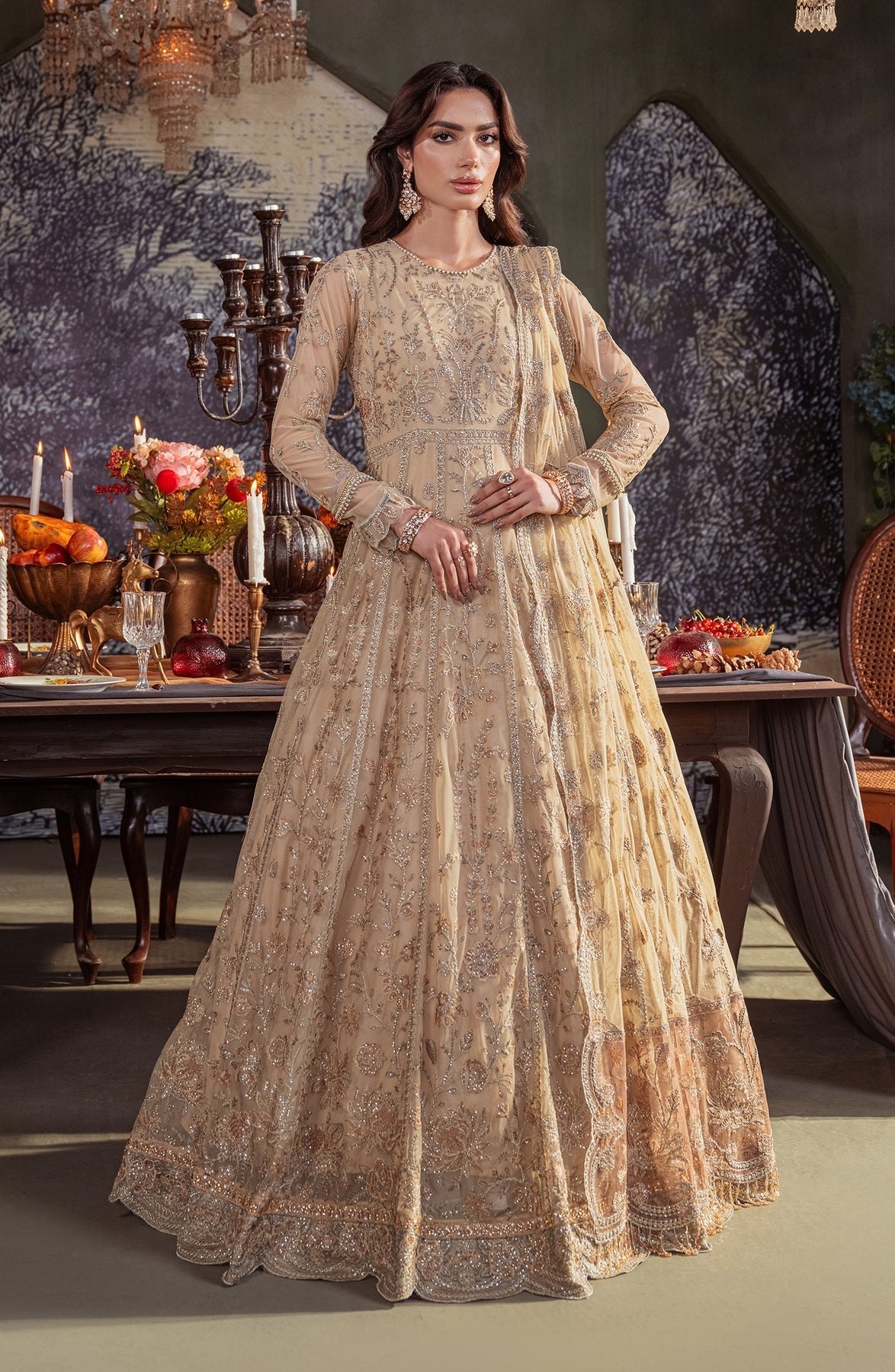 Zarif | Heritage Formals | ZHF 01 AVELINA by Zarif - Designer Dress - Type: Ladies Clothes - Available at Libayah - 100% Original