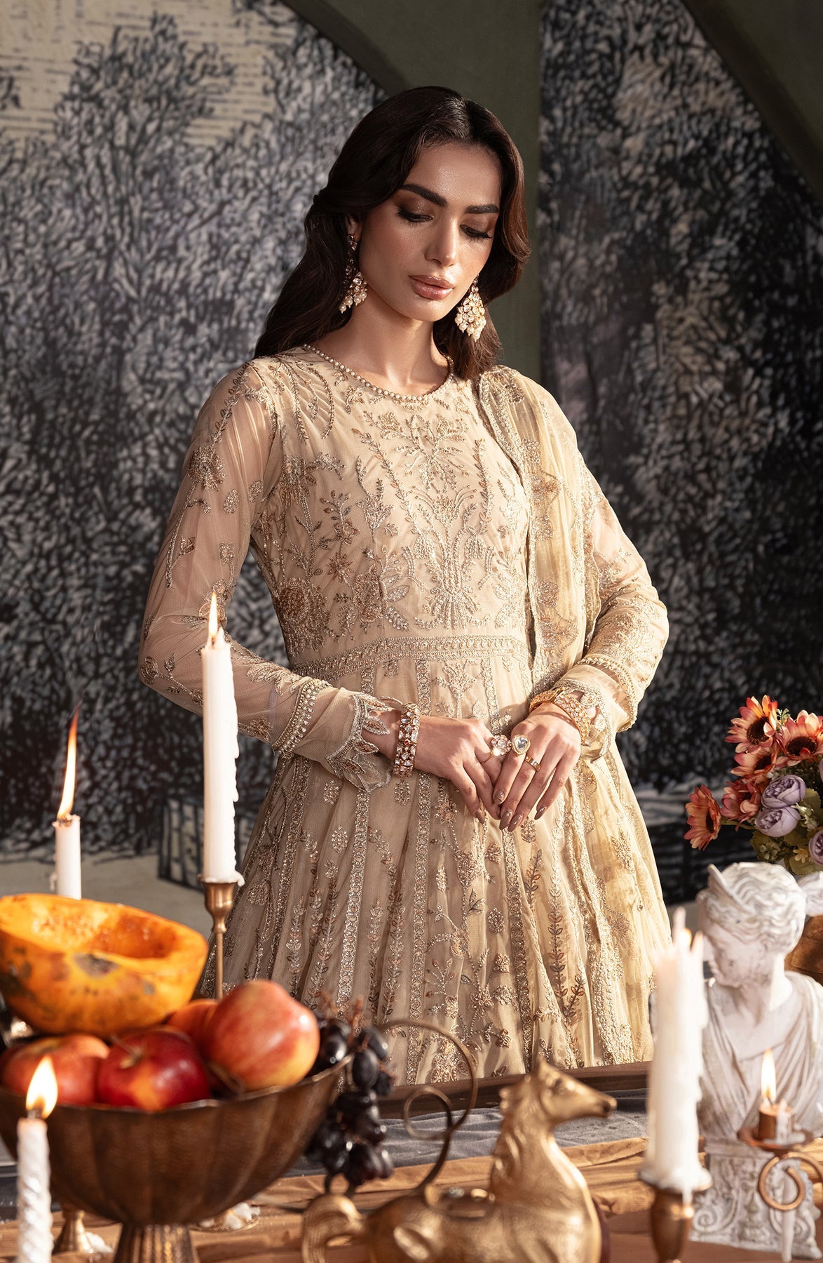 Zarif | Heritage Formals | ZHF 01 AVELINA by Zarif - Designer Dress - Type: Ladies Clothes - Available at Libayah - 100% Original