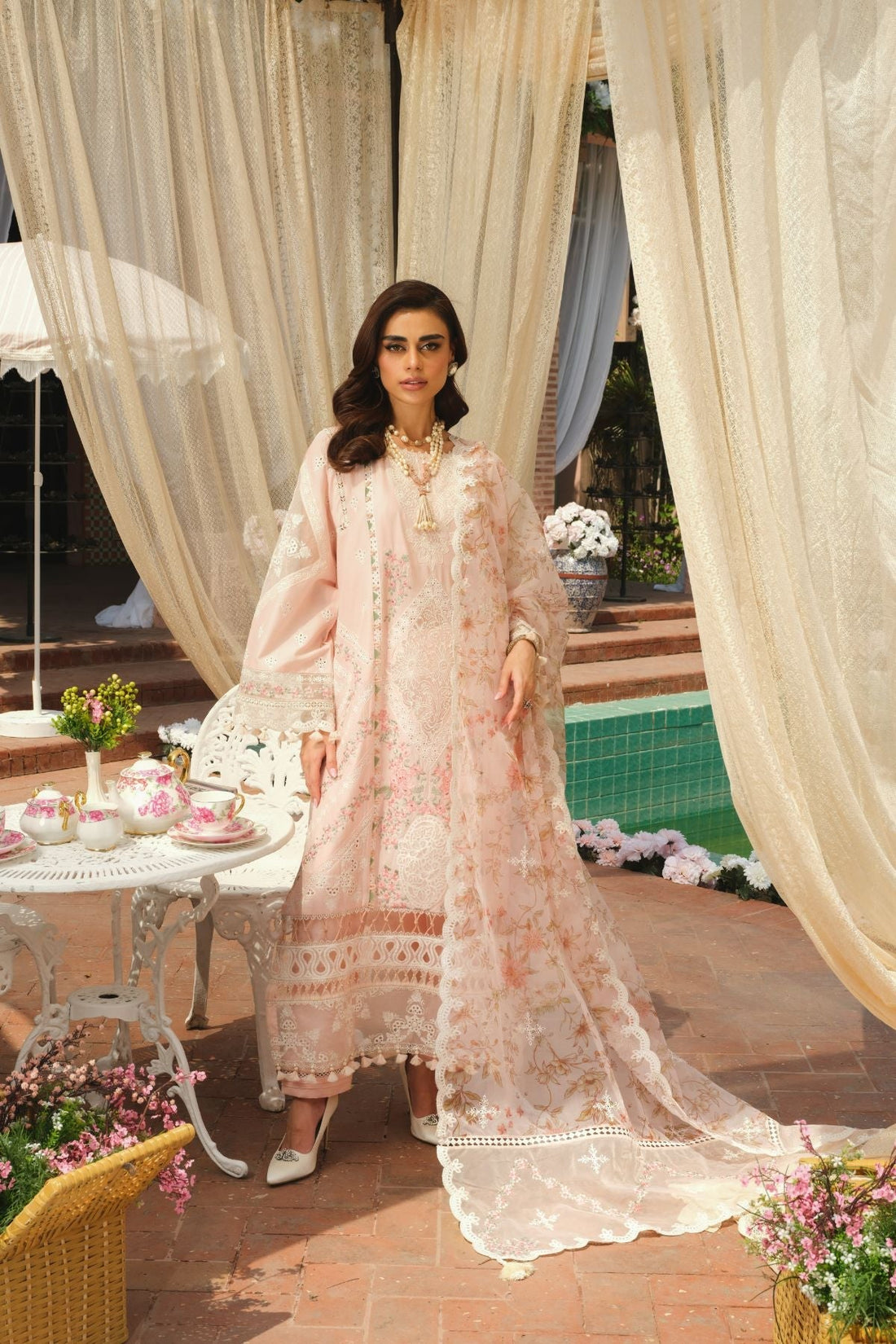 Paras by Pasha | La Gardenia | PR1: Eden Rose by Paras by Pasha - Designer Dress - Type: Ladies Clothes - Available at Libayah - 100% Original