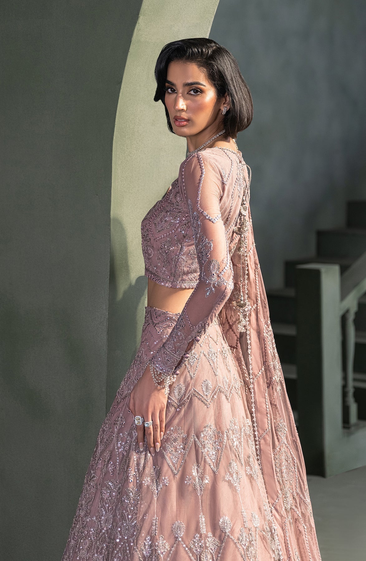 Zarif | Heritage Formals | ZHF 03 MERAKI by Zarif - Designer Dress - Type: Ladies Clothes - Available at Libayah - 100% Original