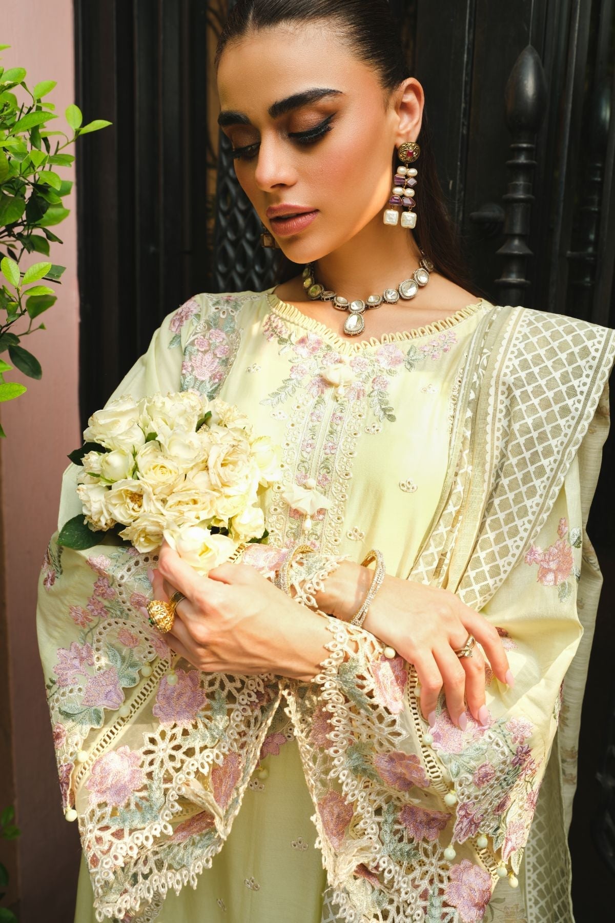Paras by Pasha | La Gardenia | PR4: Daffodil Dew by Paras by Pasha - Designer Dress - Type: Ladies Clothes - Available at Libayah - 100% Original