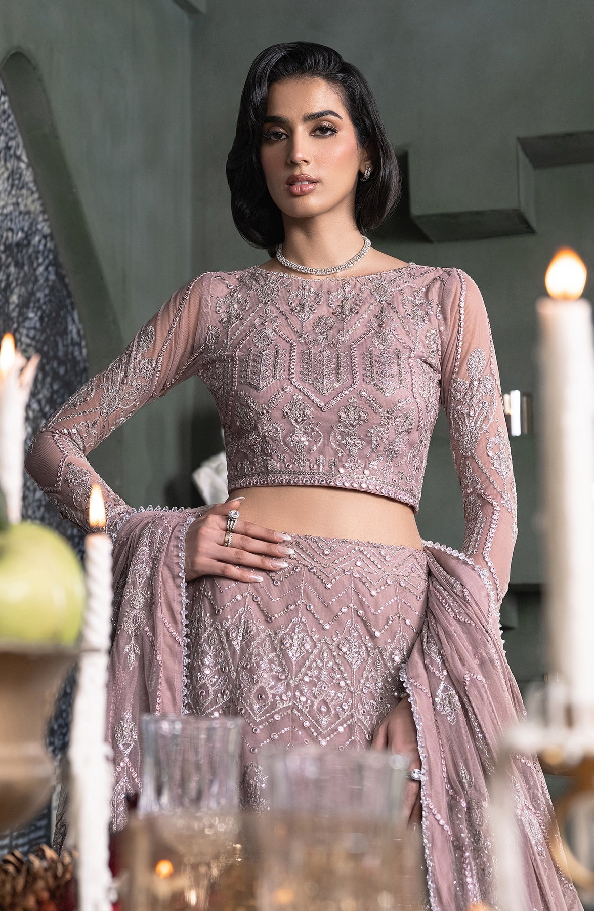 Zarif | Heritage Formals | ZHF 03 MERAKI by Zarif - Designer Dress - Type: Ladies Clothes - Available at Libayah - 100% Original