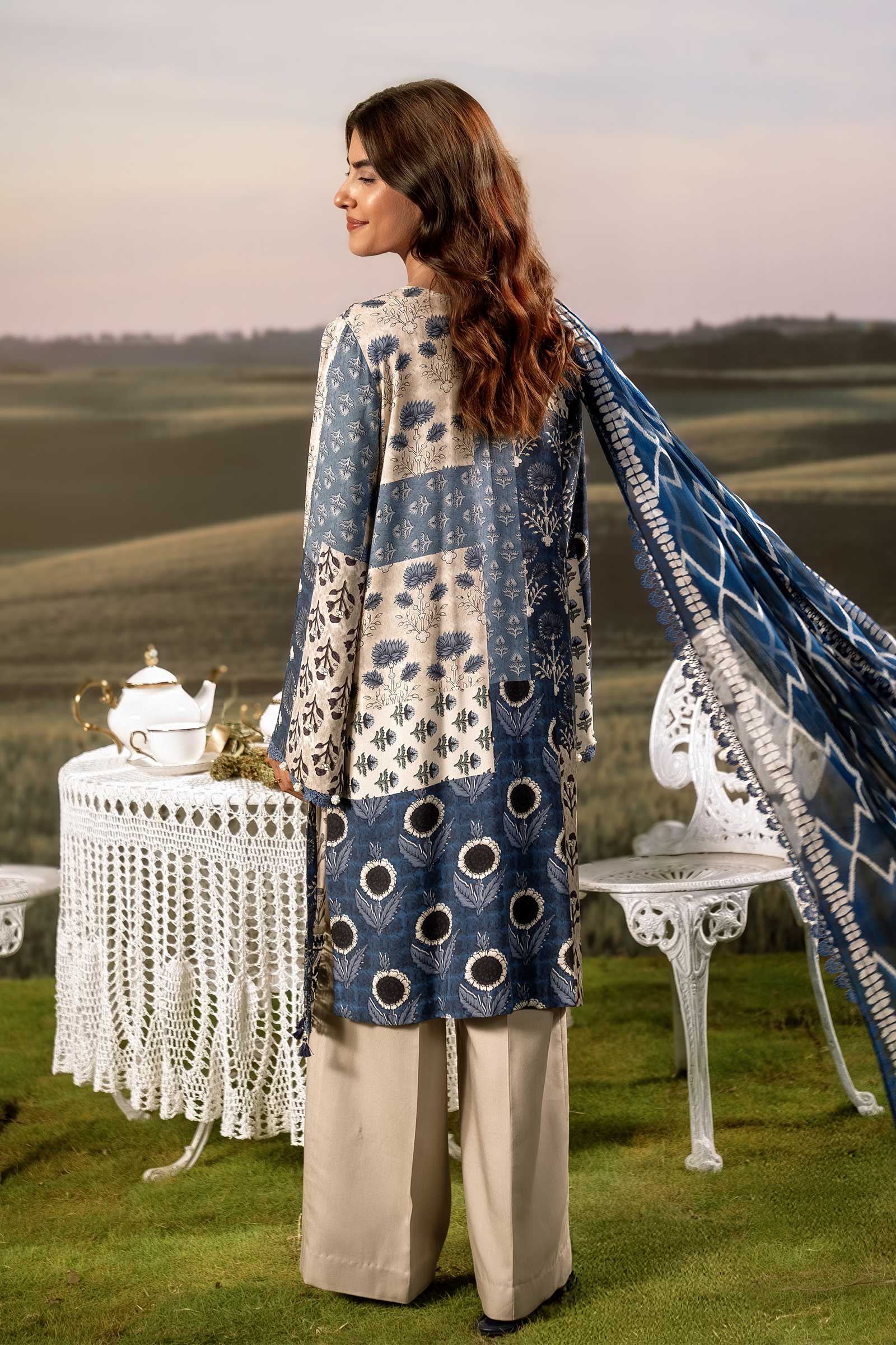 Maria B | Basics Winter 25 | MB-PFUS25-02A by Maria B - Designer Dress  - Type : Ladies Clothes - Available at Libayah - 100% Original 