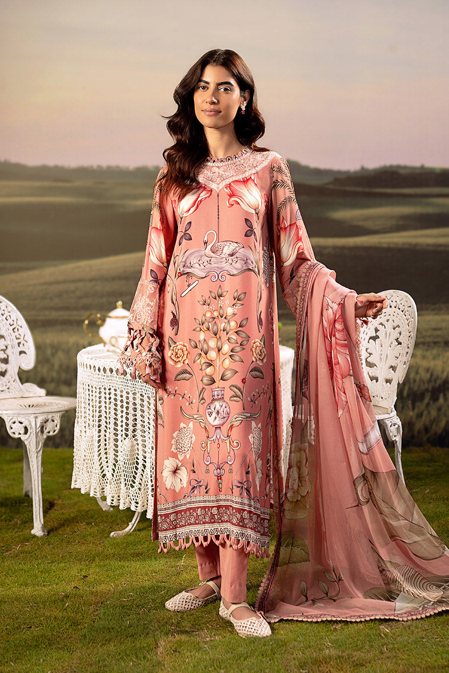 Maria B | Basics Winter 25 | MB-PFUS25-04B by Maria B - Designer Dress  - Type : Ladies Clothes - Available at Libayah - 100% Original 