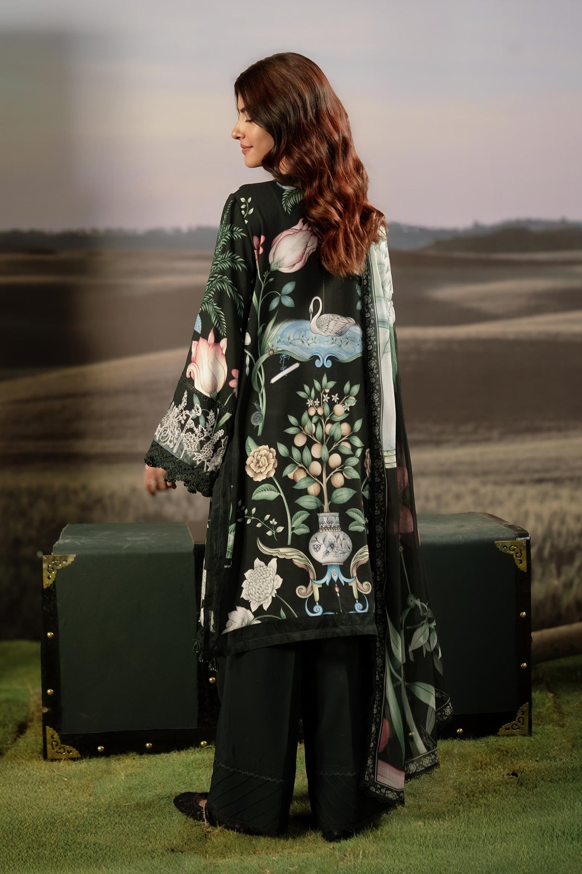 Maria B | Basics Winter 25 | MB-PFUS25-04A by Maria B - Designer Dress  - Type : Ladies Clothes - Available at Libayah - 100% Original 