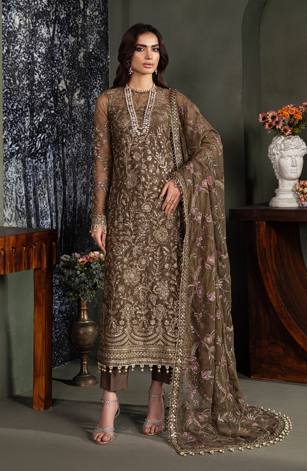 Zarif | Heritage Formals | ZHF 06 ZHALAY by Zarif - Designer Dress - Type: Ladies Clothes - Available at Libayah - 100% Original