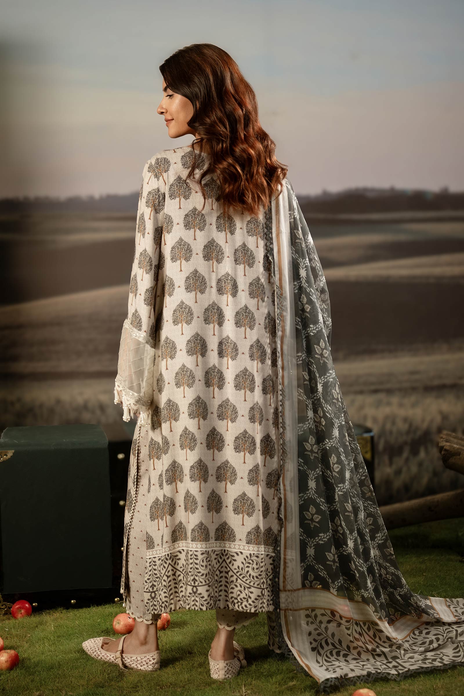 Maria B | Basics Winter 25 | MB-PFUS25-03A by Maria B - Designer Dress  - Type : Ladies Clothes - Available at Libayah - 100% Original 
