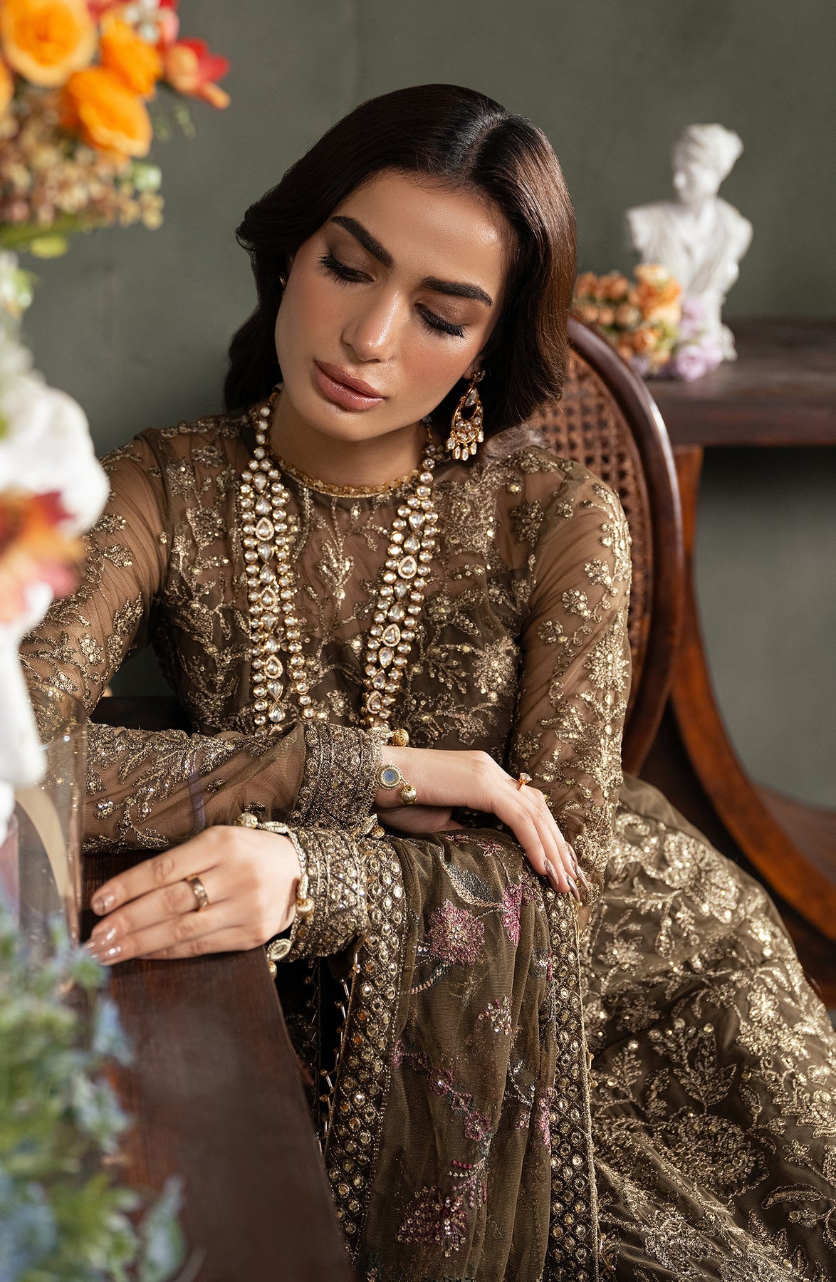 Zarif | Heritage Formals | ZHF 06 ZHALAY by Zarif - Designer Dress - Type: Ladies Clothes - Available at Libayah - 100% Original