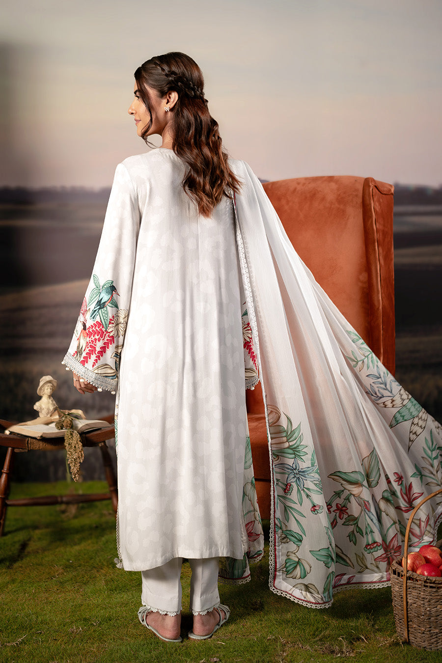 Maria B | Basics Winter 25 | MB-PFUS25-05A by Maria B - Designer Dress  - Type : Ladies Clothes - Available at Libayah - 100% Original 