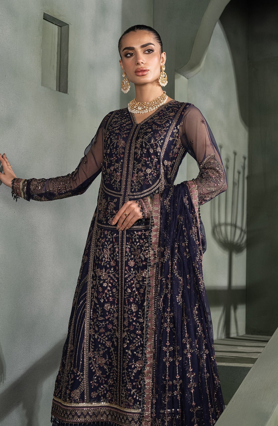 Zarif | Heritage Formals | ZHF 08 SIRENE by Zarif - Designer Dress - Type: Ladies Clothes - Available at Libayah - 100% Original