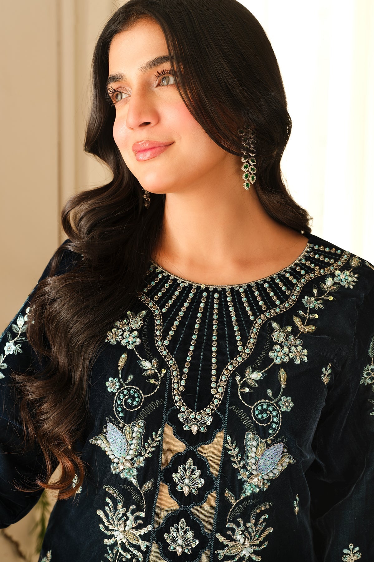 Raeesa Premium | Sheen Luxury Velvet | Zeve by Raeesa Premium - Designer Dress - Type: Ladies Clothes - Available at Libayah - 100% Original