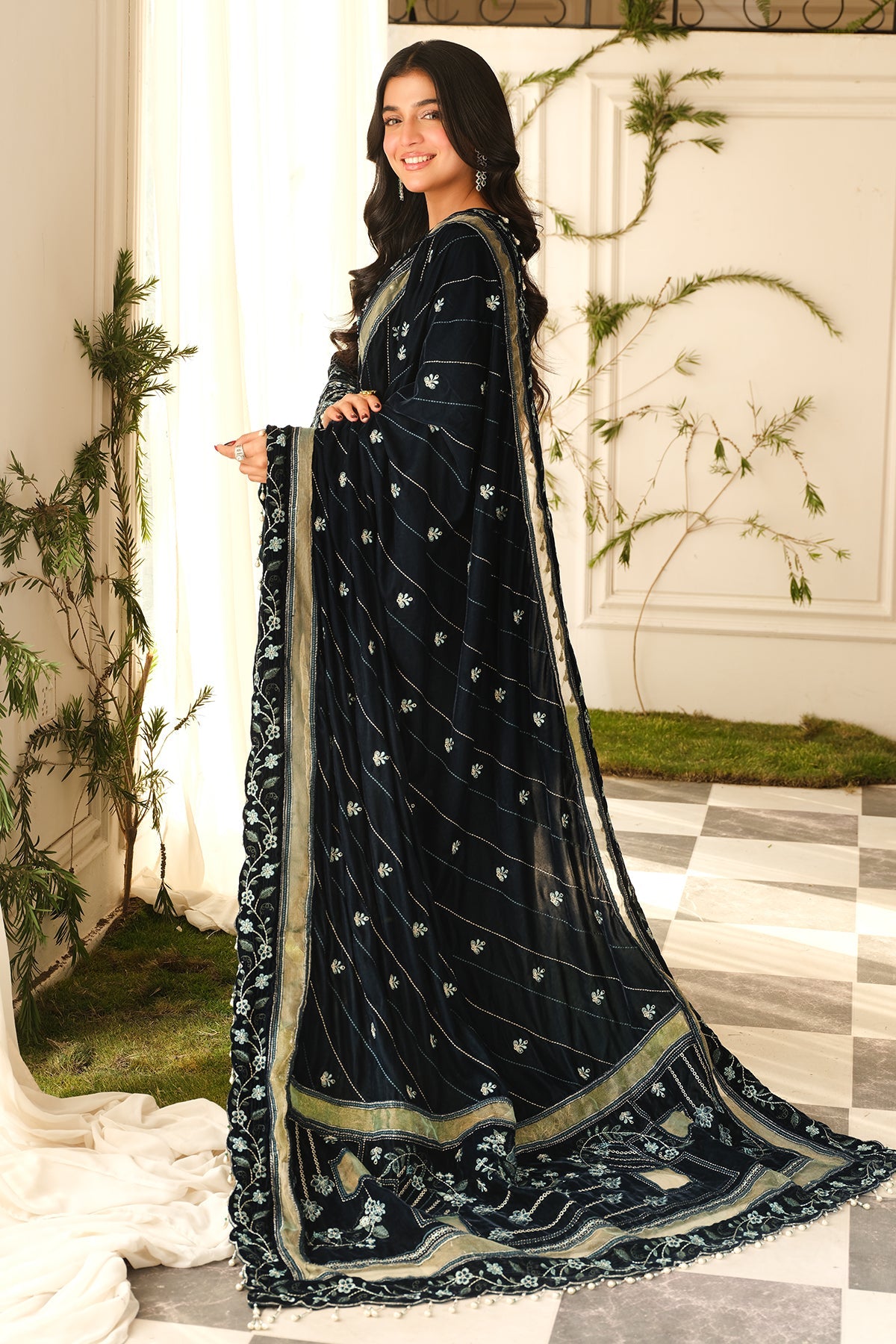 Raeesa Premium | Sheen Luxury Velvet | Zeve by Raeesa Premium - Designer Dress - Type: Ladies Clothes - Available at Libayah - 100% Original
