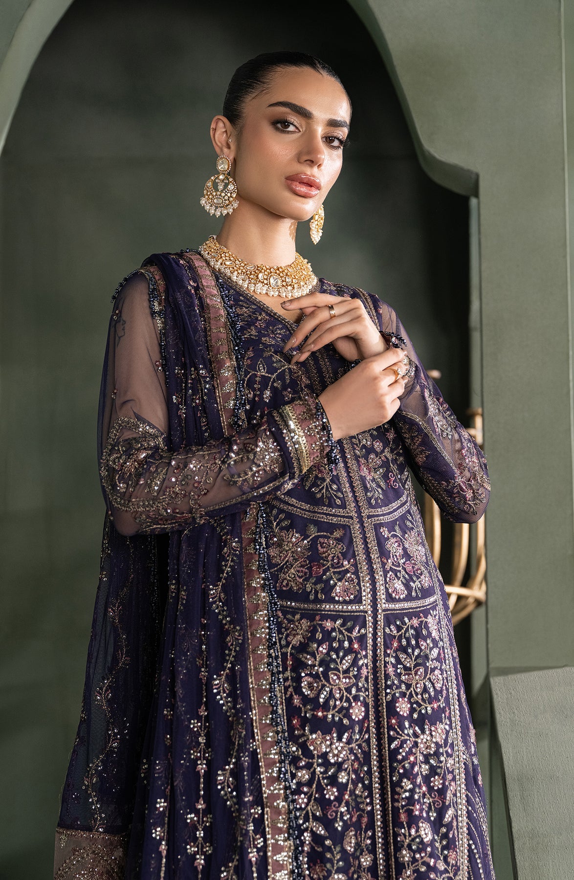 Zarif | Heritage Formals | ZHF 08 SIRENE by Zarif - Designer Dress - Type: Ladies Clothes - Available at Libayah - 100% Original