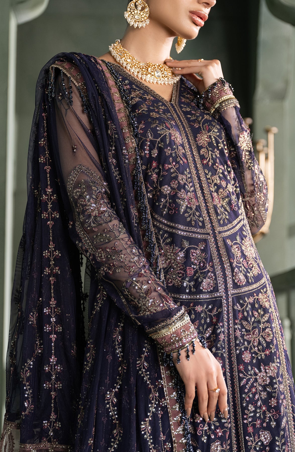 Zarif | Heritage Formals | ZHF 08 SIRENE by Zarif - Designer Dress - Type: Ladies Clothes - Available at Libayah - 100% Original